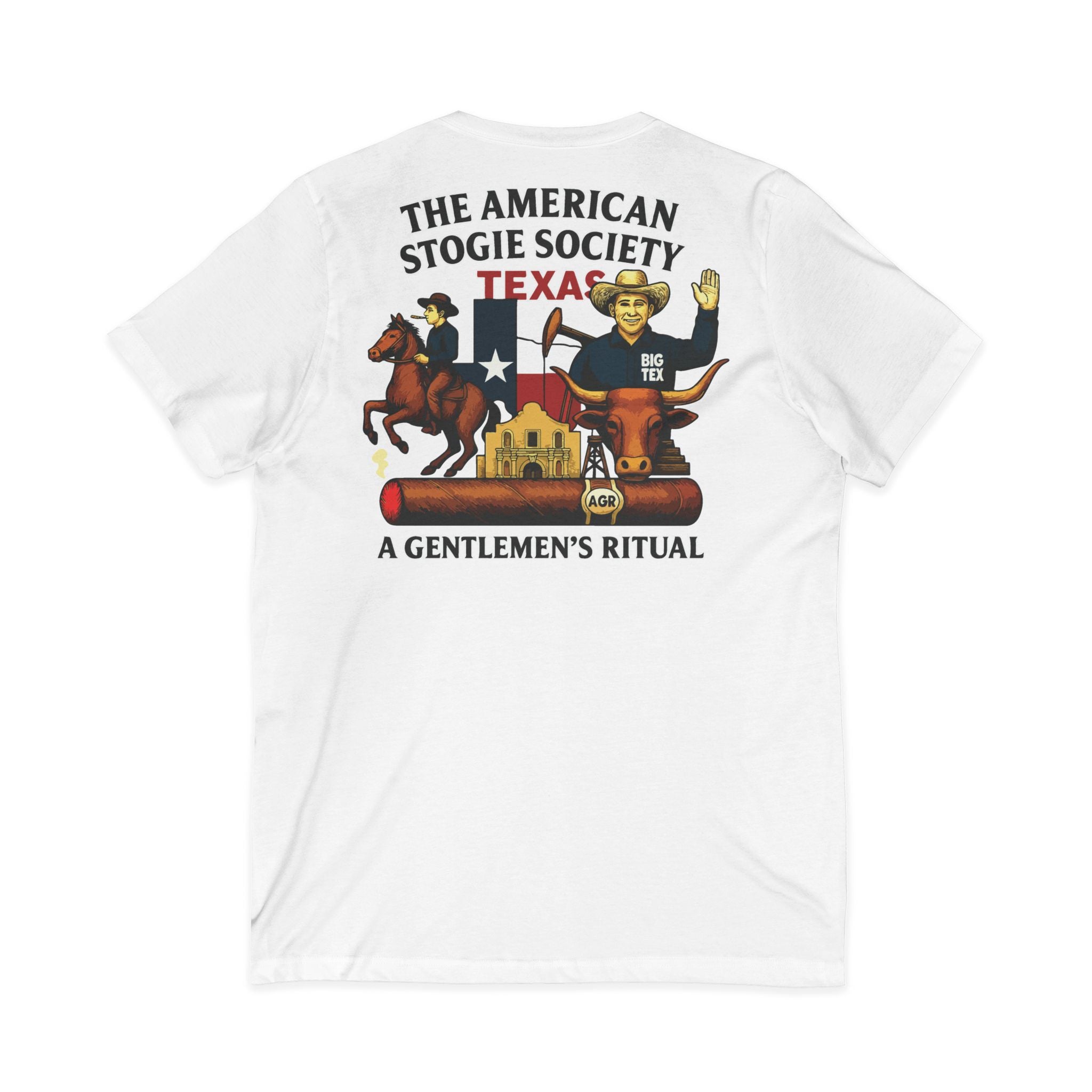 Texas V-Neck Tee – The American Stogie Society - by A Gentlemen’s Ritual