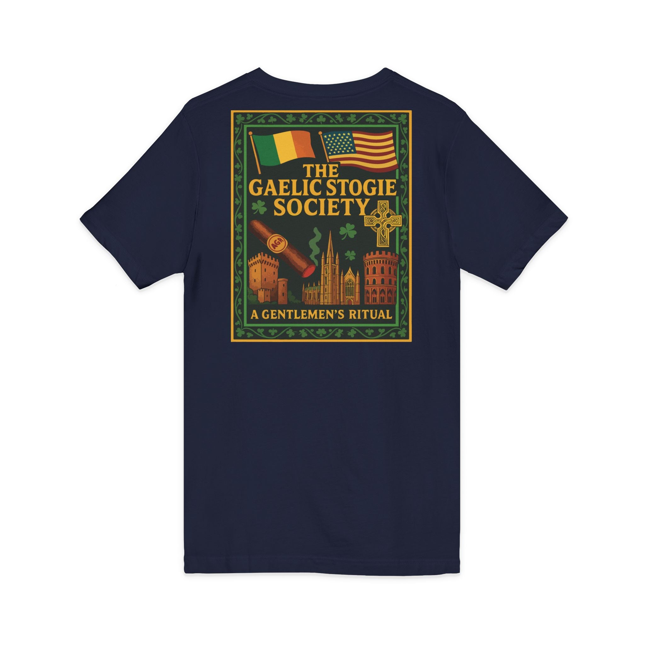 The Gaelic Stogie Society V-Neck - The American Stogie Society - A Gentlemen’s Ritual