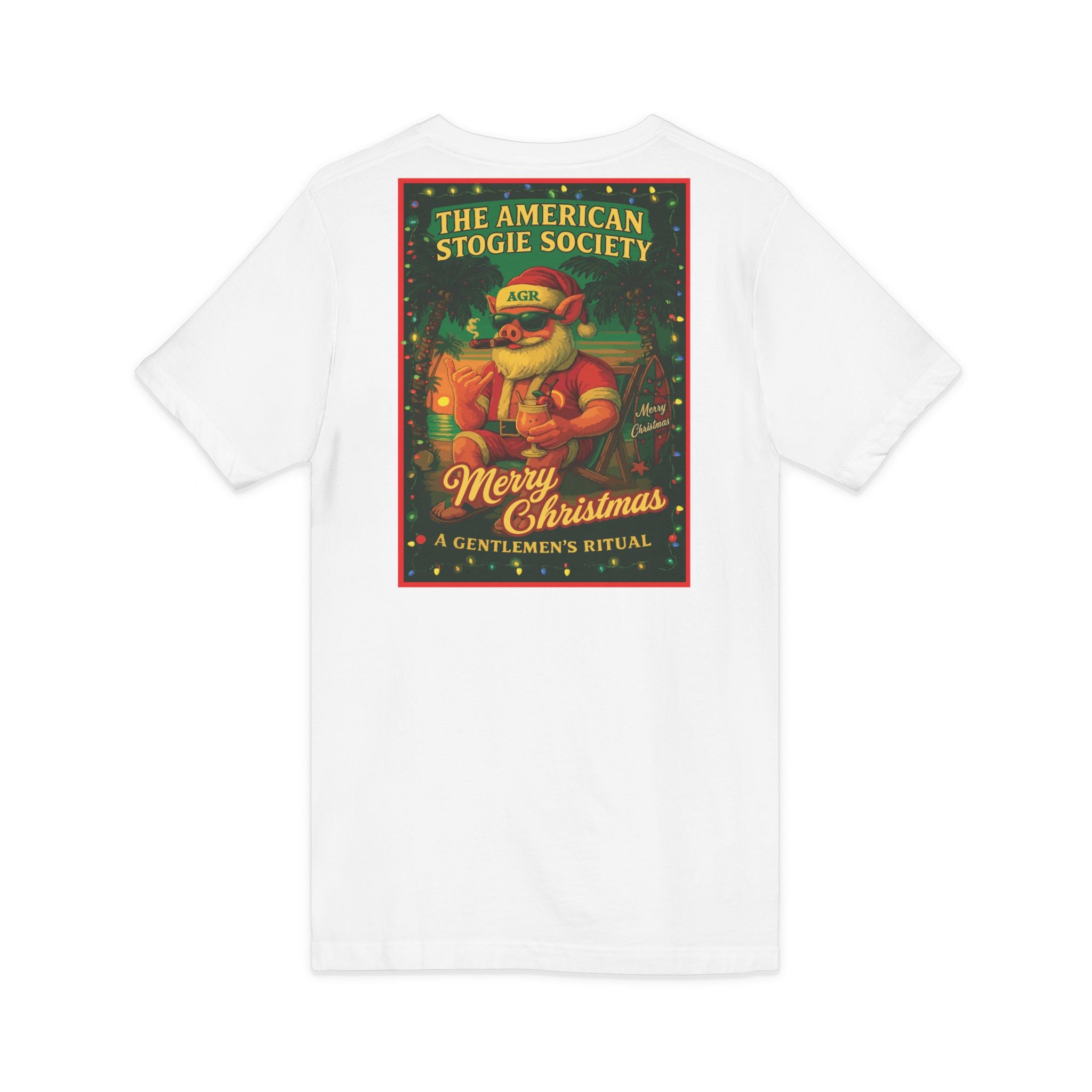 Beach Bum Santa V-Neck – The American Stogie Society by A Gentlemen’s Ritual