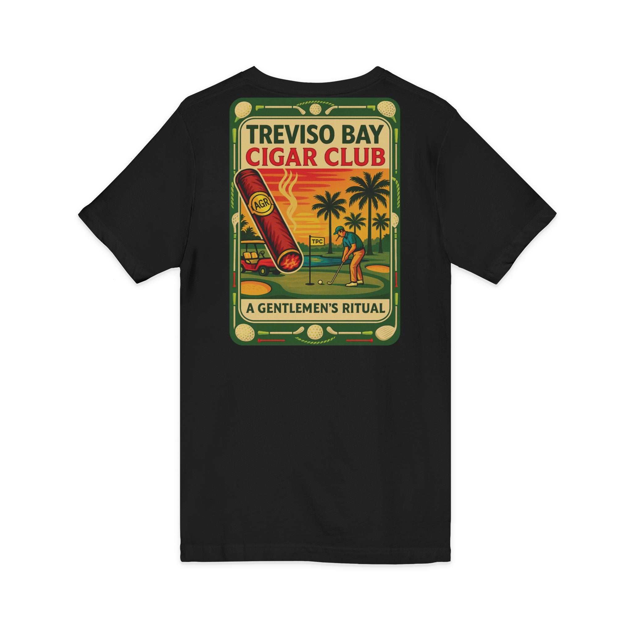 Treviso Bay Cigar Golfer - V-Neck – The American Stogie Society by A Gentlemen’s Ritual