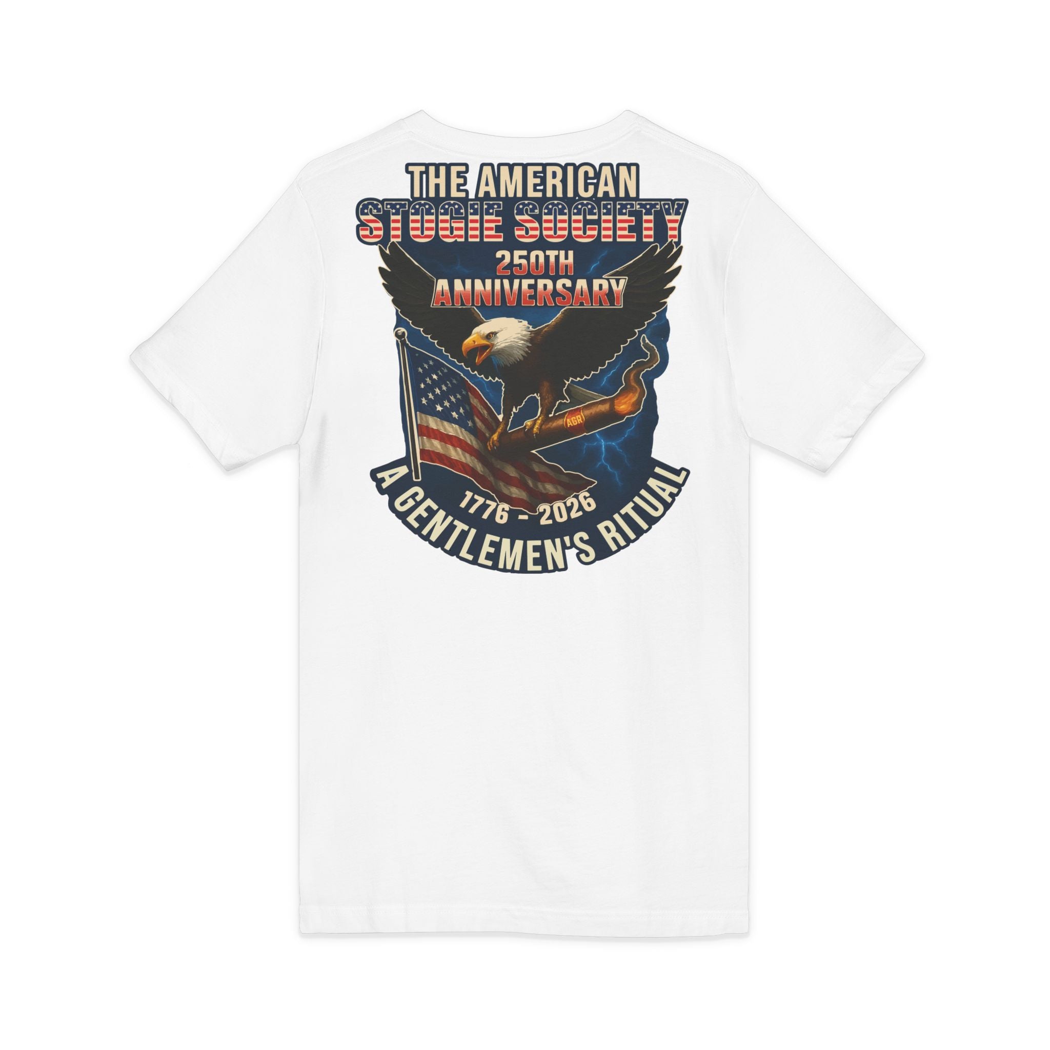 250th Anniversary Eagle V-Neck Tee – The American Stogie Society - by A Gentlemen’s Ritual