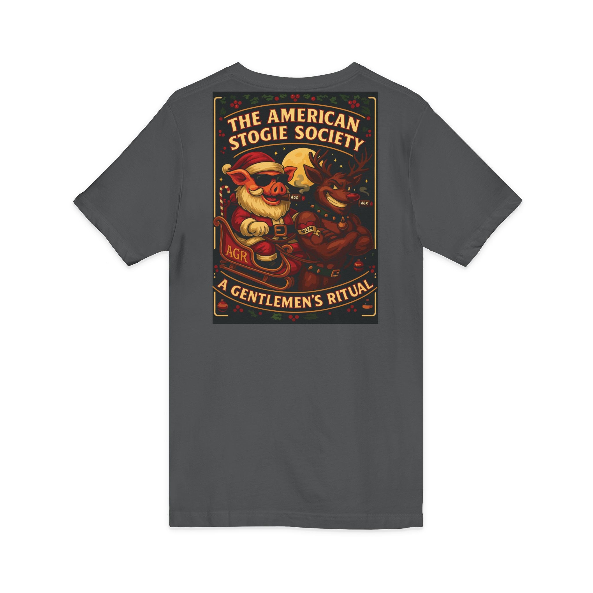 Santa & Rudolph V-Neck – The American Stogie Society by A Gentlemen’s Ritual