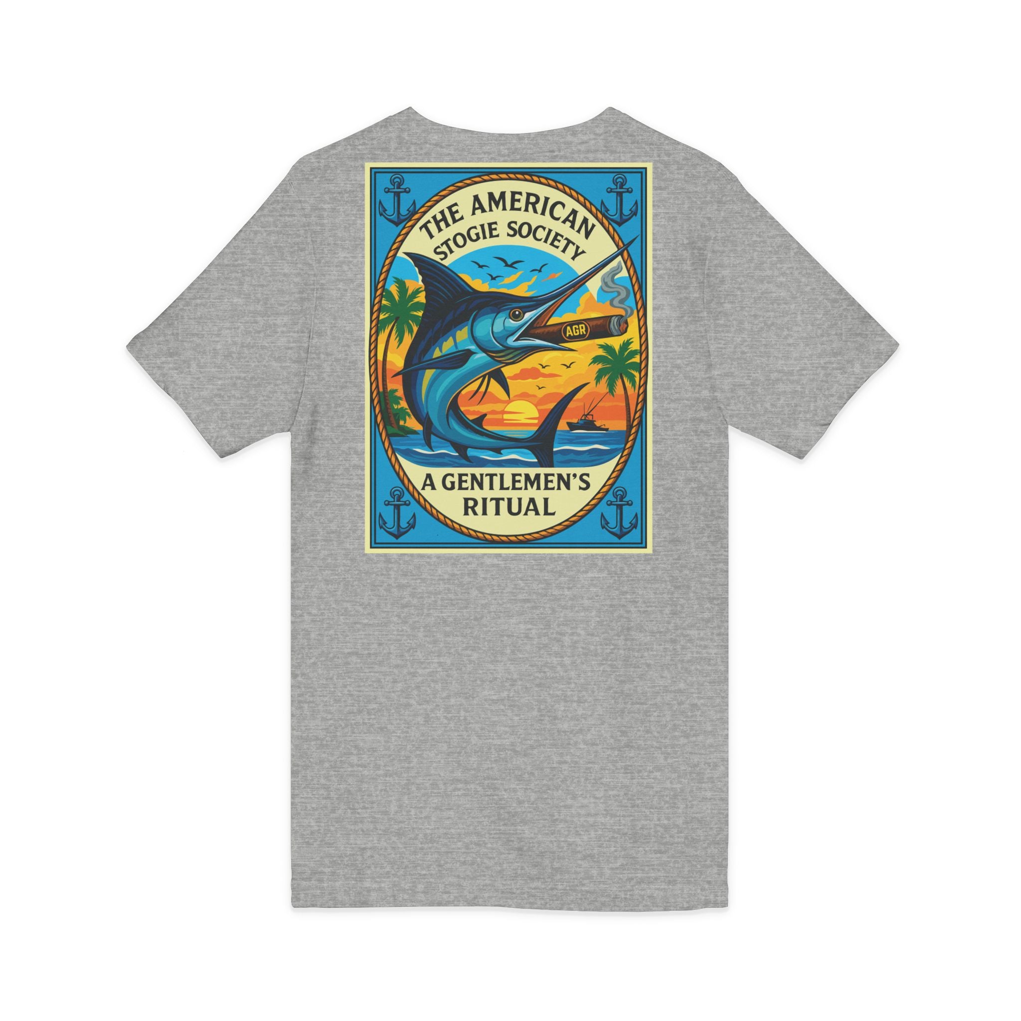 The Marlin - V-Neck - The American Stogie Society - A Gentlemen’s Ritual