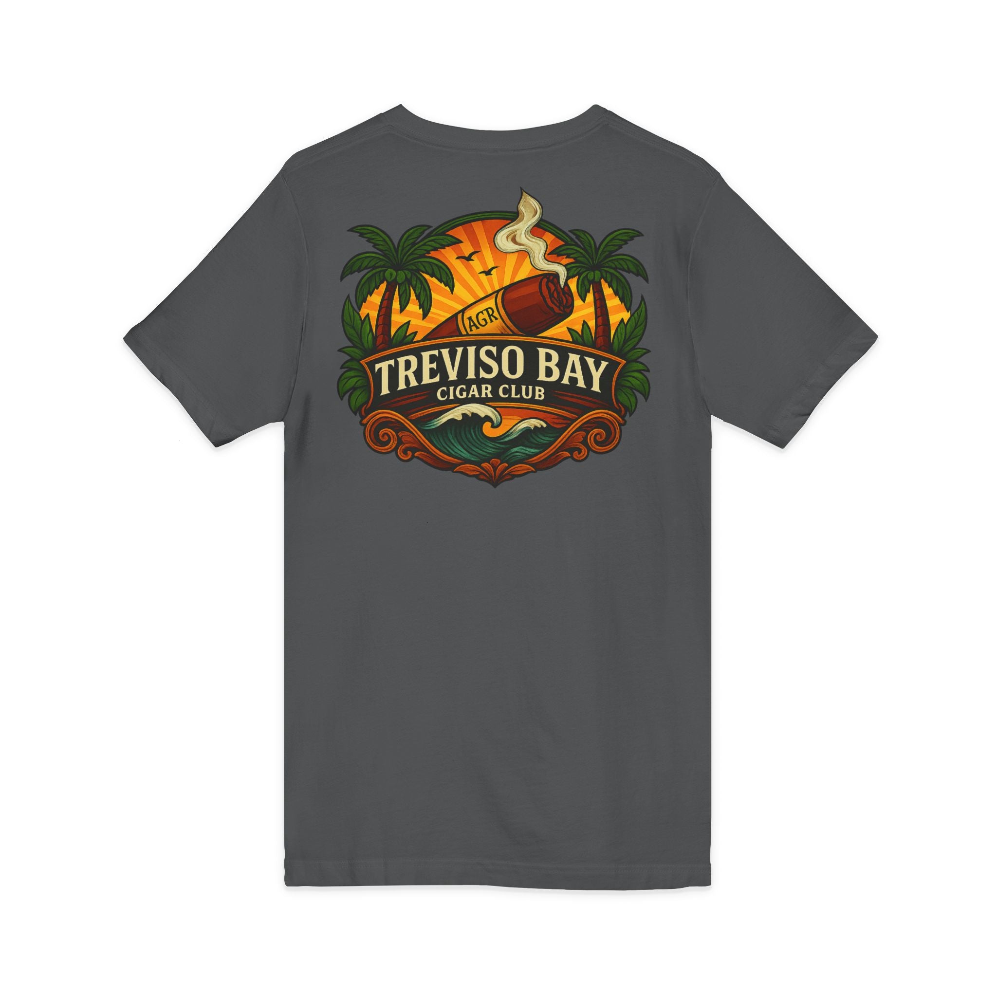 Treviso Bay Cigar Club- V-Neck – The American Stogie Society by A Gentlemen’s Ritual