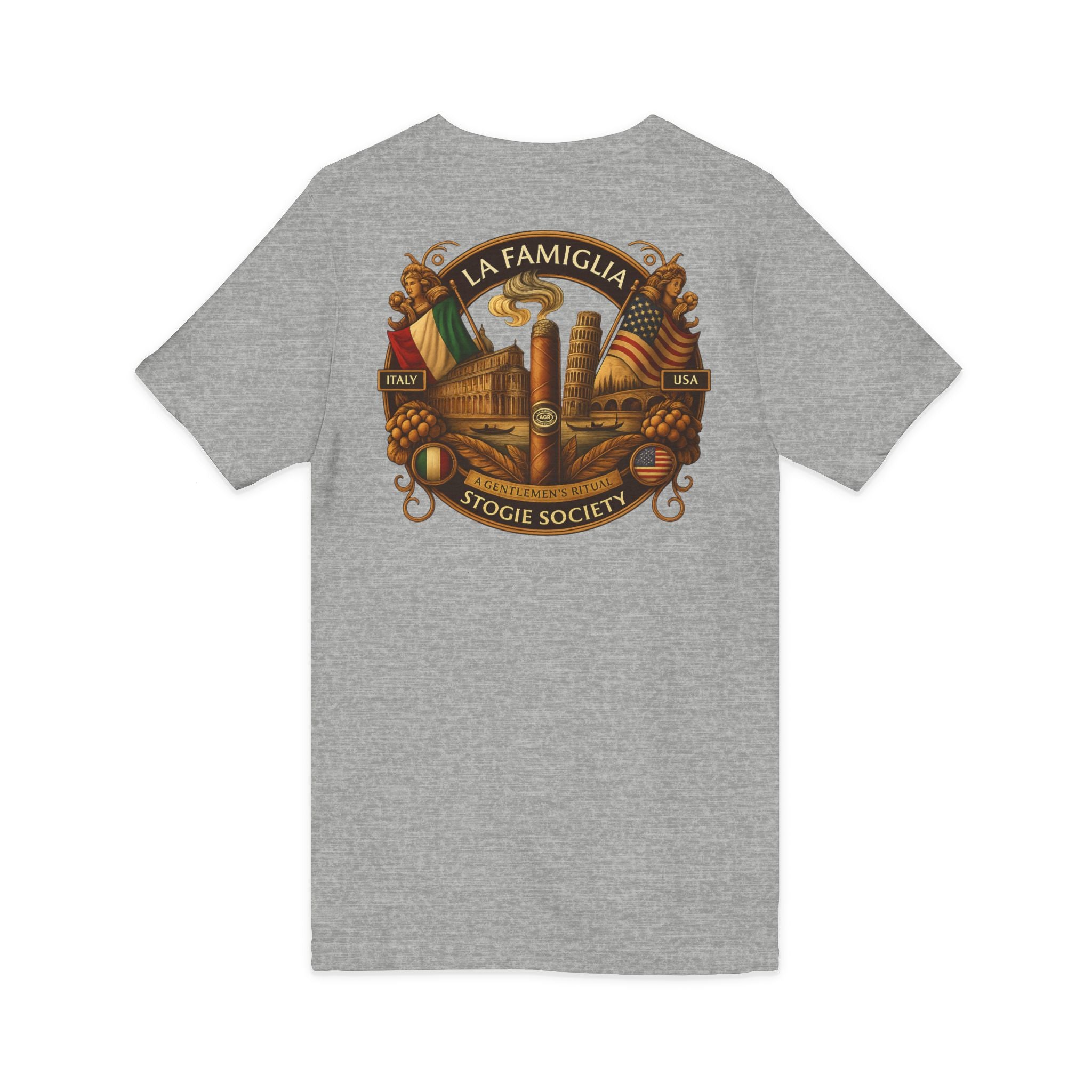 La Famiglia Italy & USA V-Neck – The American Stogie Society by A Gentlemen’s Ritual