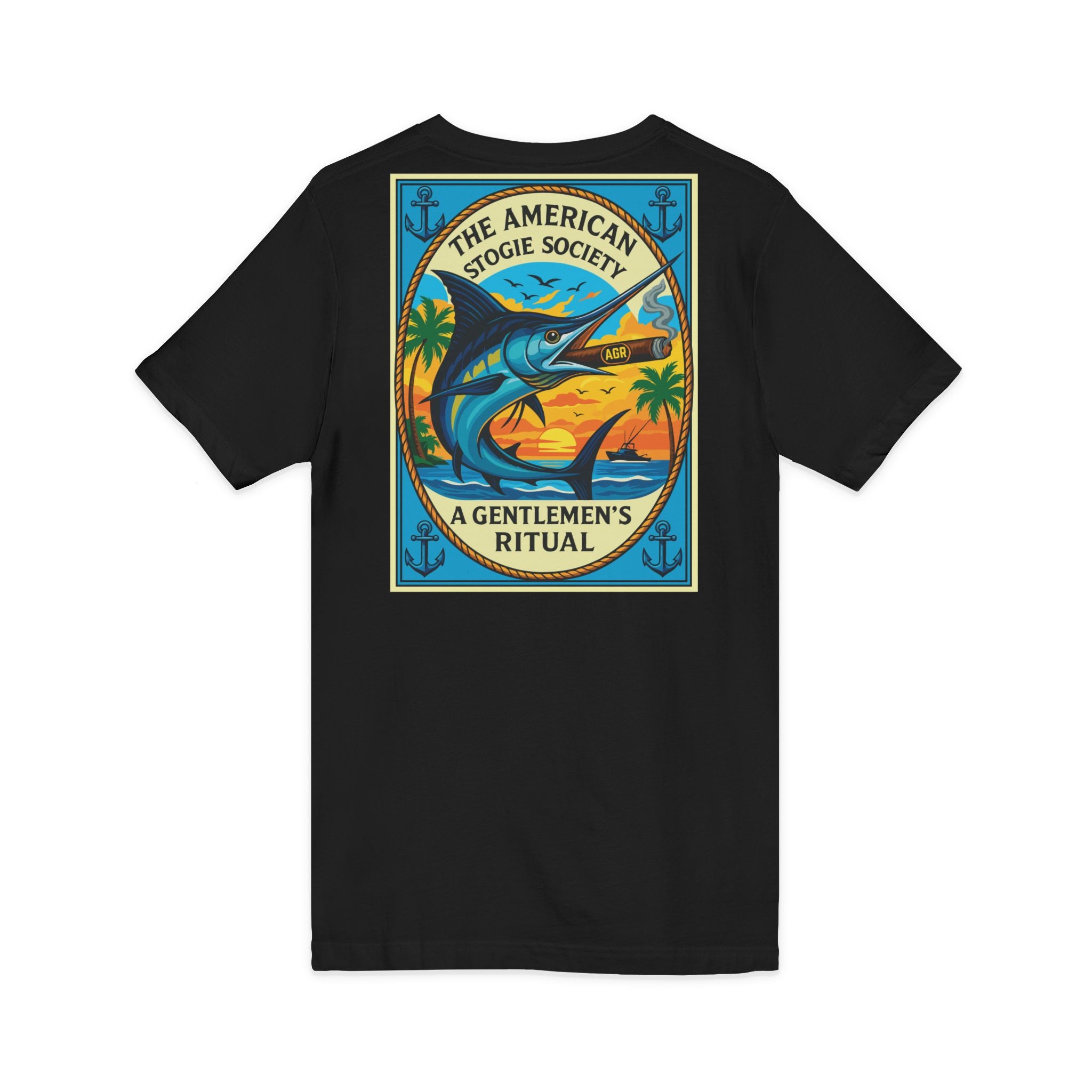 The Marlin - V-Neck - The American Stogie Society - A Gentlemen’s Ritual