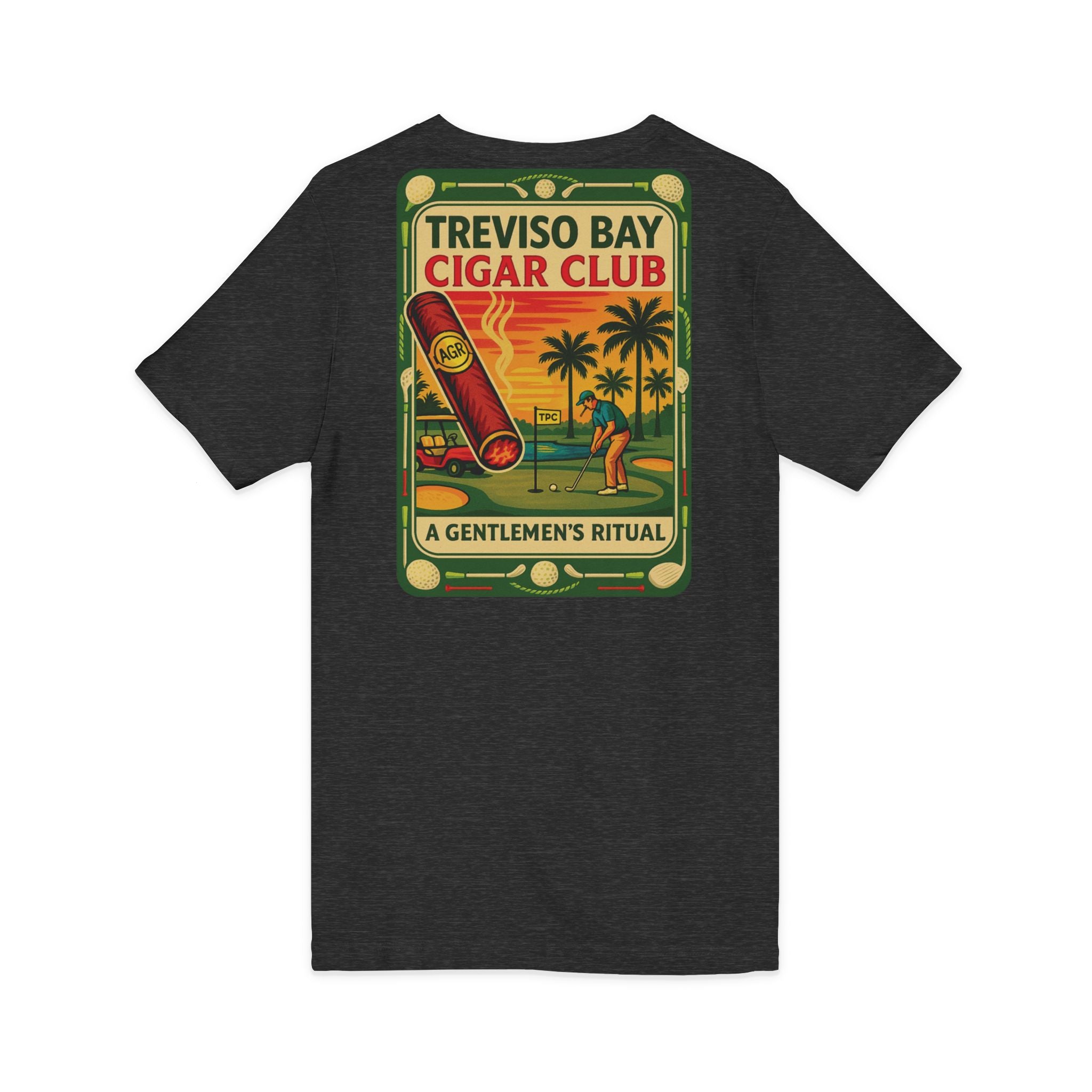 Treviso Bay Cigar Golfer - V-Neck – The American Stogie Society by A Gentlemen’s Ritual