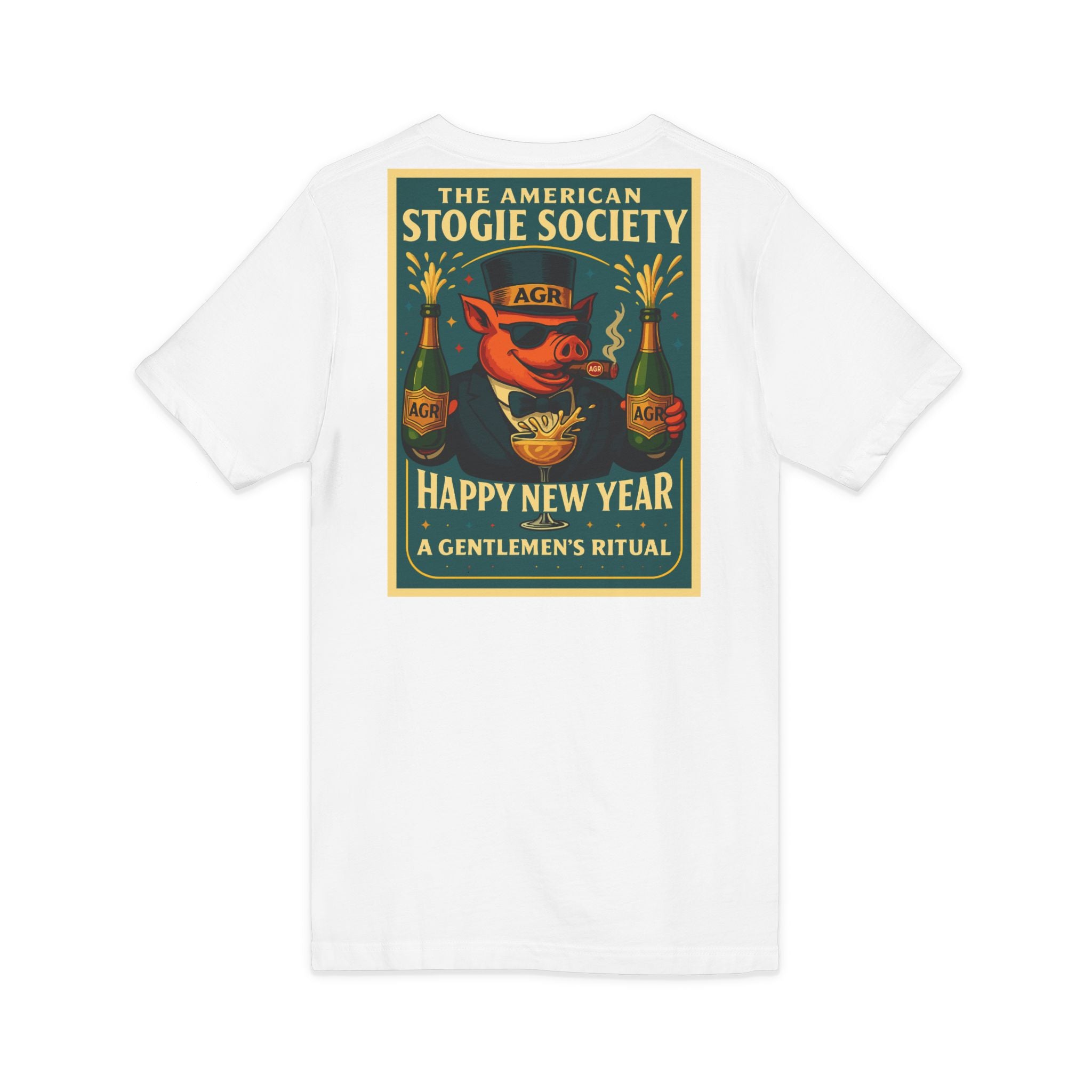 The Happy New Year Celebration V-Neck - The American Stogie Society - A Gentlemen’s Ritual