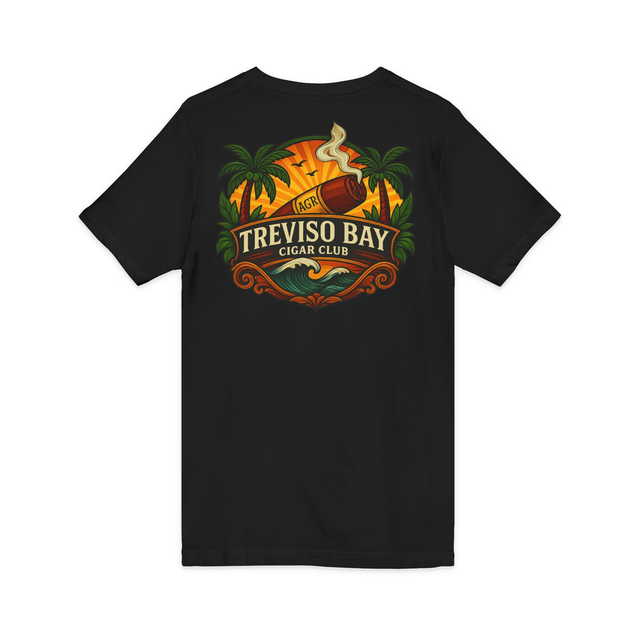 Treviso Bay Cigar Club- V-Neck – The American Stogie Society by A Gentlemen’s Ritual