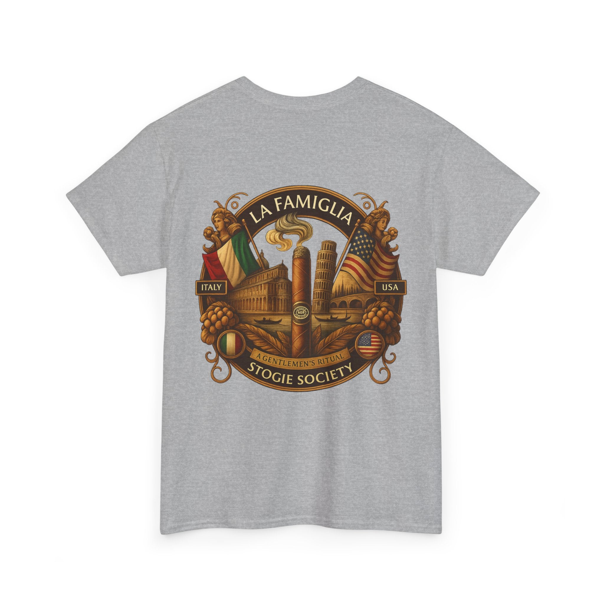 La Famiglia Italy & USA Tee – The American Stogie Society by A Gentlemen’s Ritual