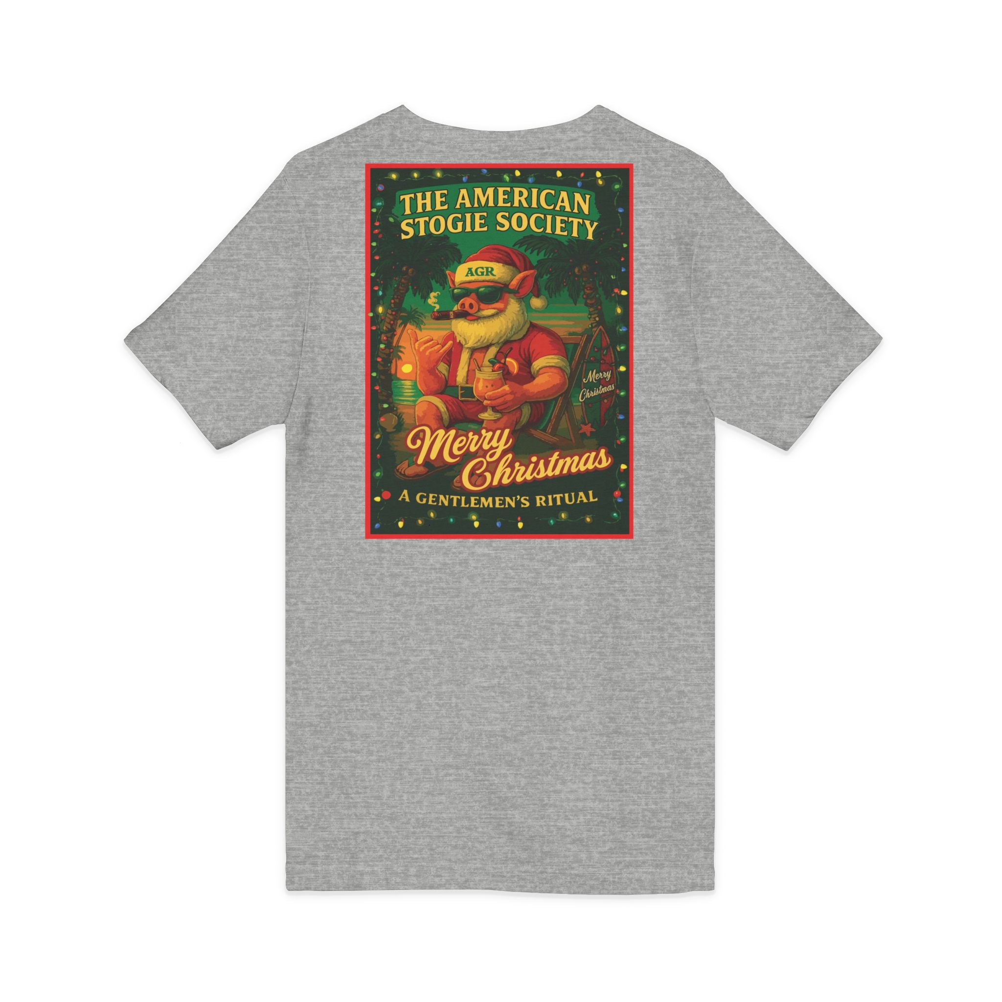Beach Bum Santa V-Neck – The American Stogie Society by A Gentlemen’s Ritual