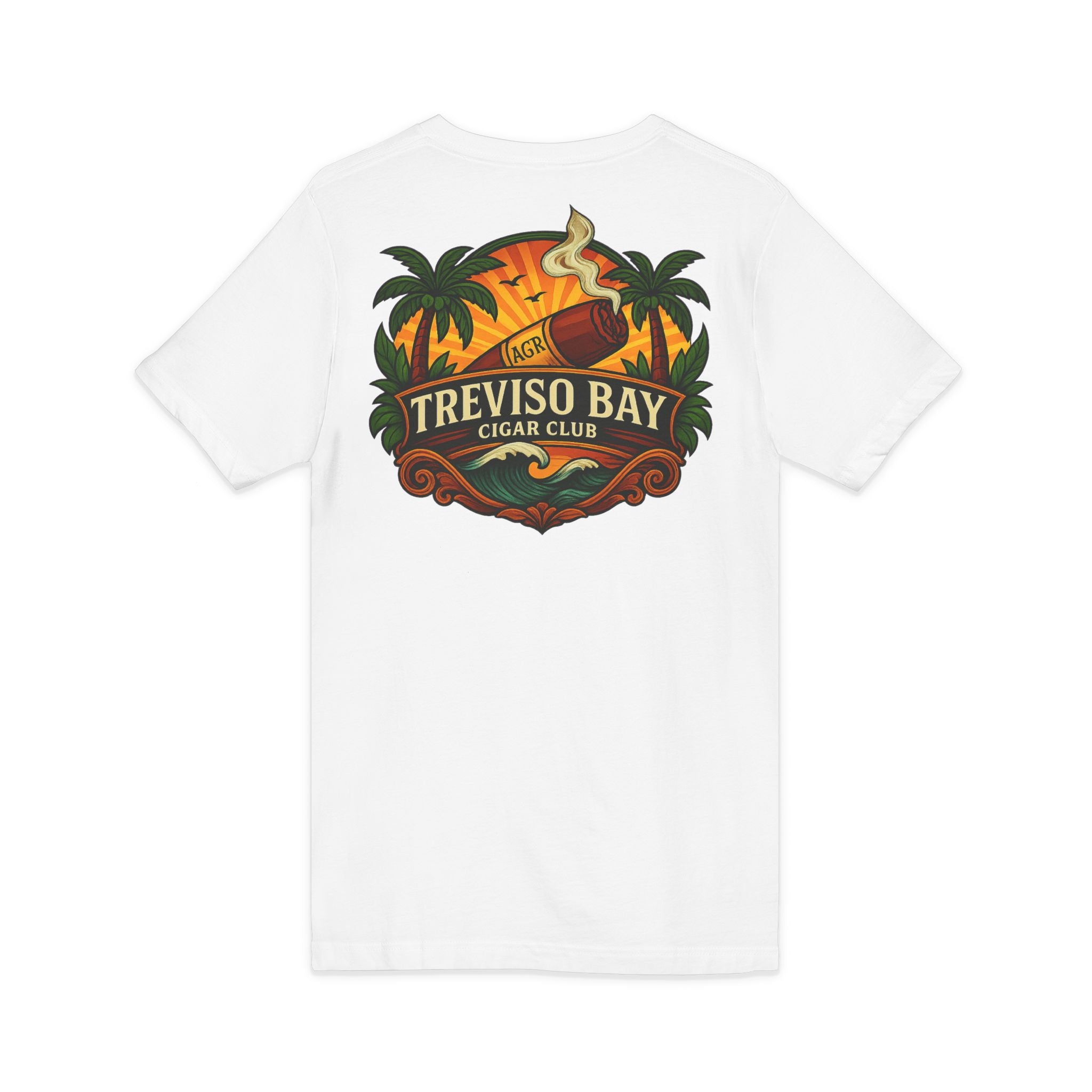 Treviso Bay Cigar Club- V-Neck – The American Stogie Society by A Gentlemen’s Ritual