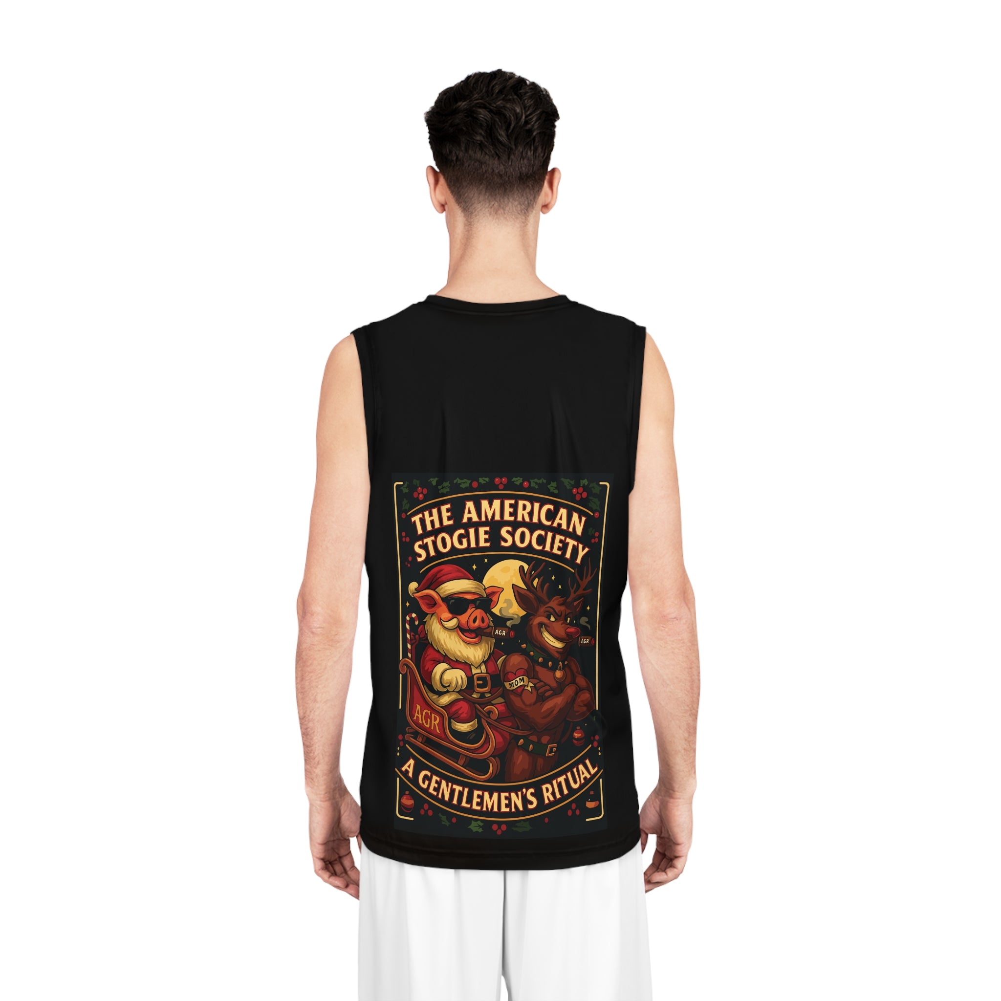 Santa & Rudolph Basketball Jersey – by A Gentlemen’s Ritual