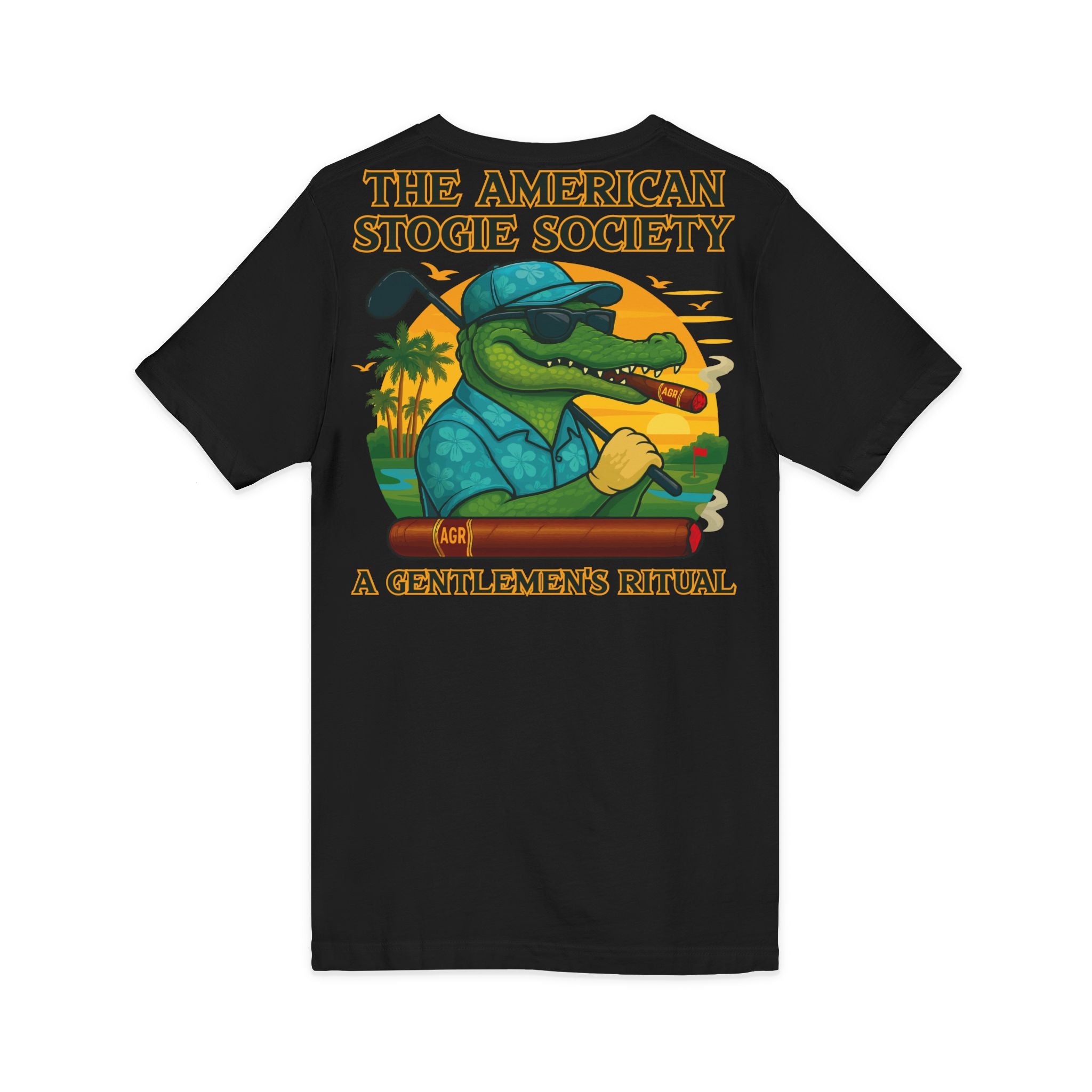 Gator Golfing V-Neck – The American Stogie Society by A Gentlemen’s Ritual