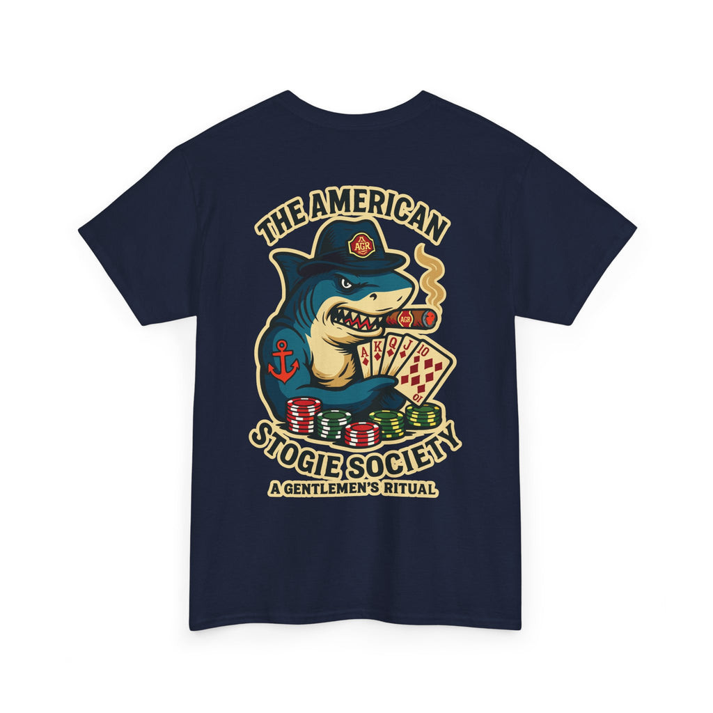 Card Shark Tee - Crew Neck- The American Stogie Society - A Gentlemen’s Ritual