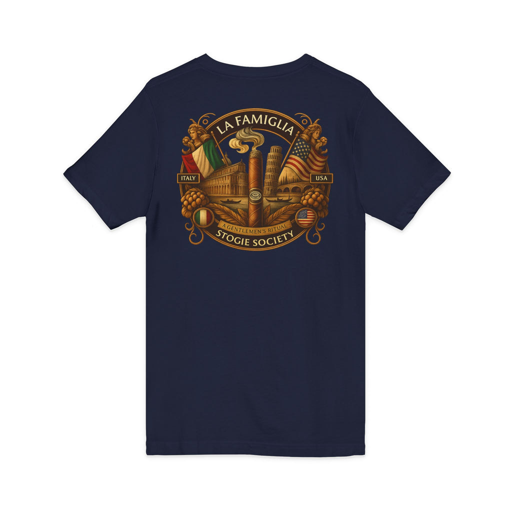 La Famiglia Italy & USA V-Neck – The American Stogie Society by A Gentlemen’s Ritual
