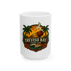 Treviso Bay Cigar Club Ceramic Mug – Tropical Cigar Logo Coffee Cup (11oz/15oz)