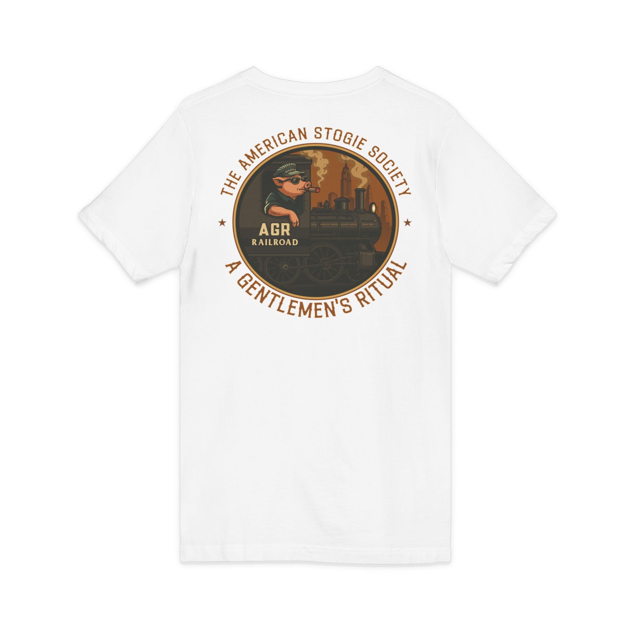 Railroad Edition V-Neck – The American Stogie Society by A Gentlemen’s Ritual