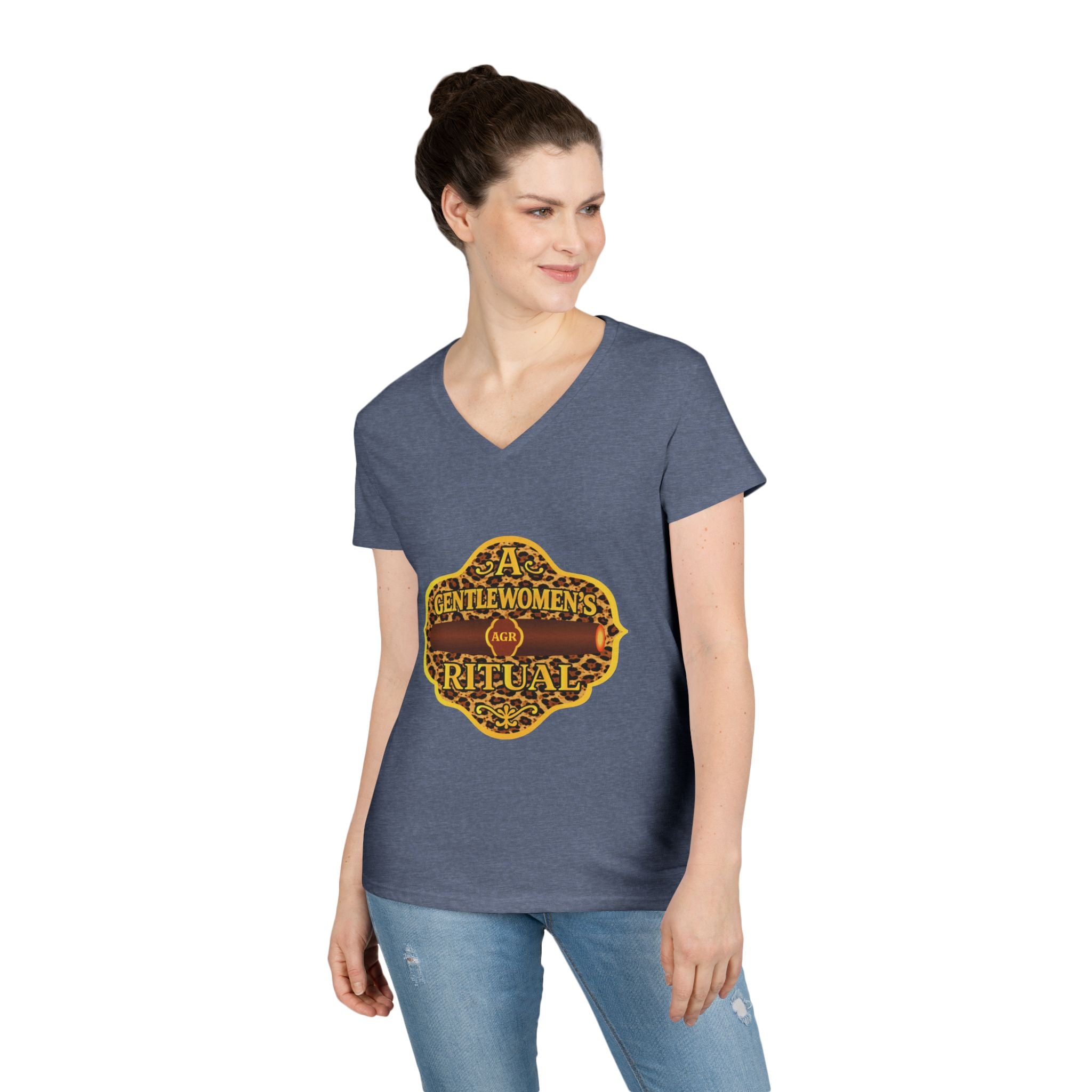 Cheetah Logo V-Neck - A Gentlewoman's Ritual