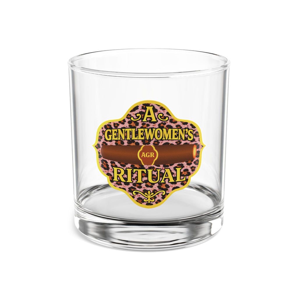 A Gentlewoman’s Ritual Pink Logo Whiskey Glass