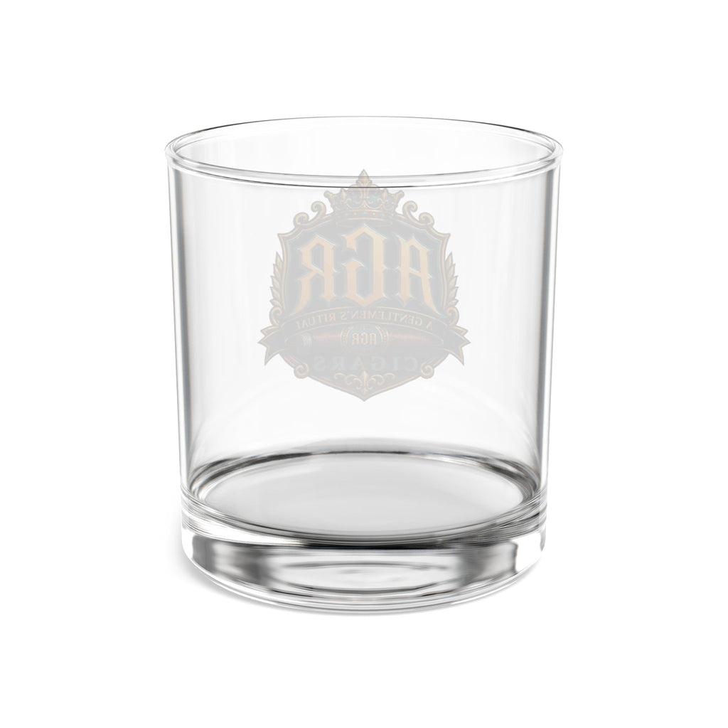 AGR Cigar Logo Rocks Glass – Whiskey & Cocktail Glass by A Gentlemen’s Ritual | Premium Barware
