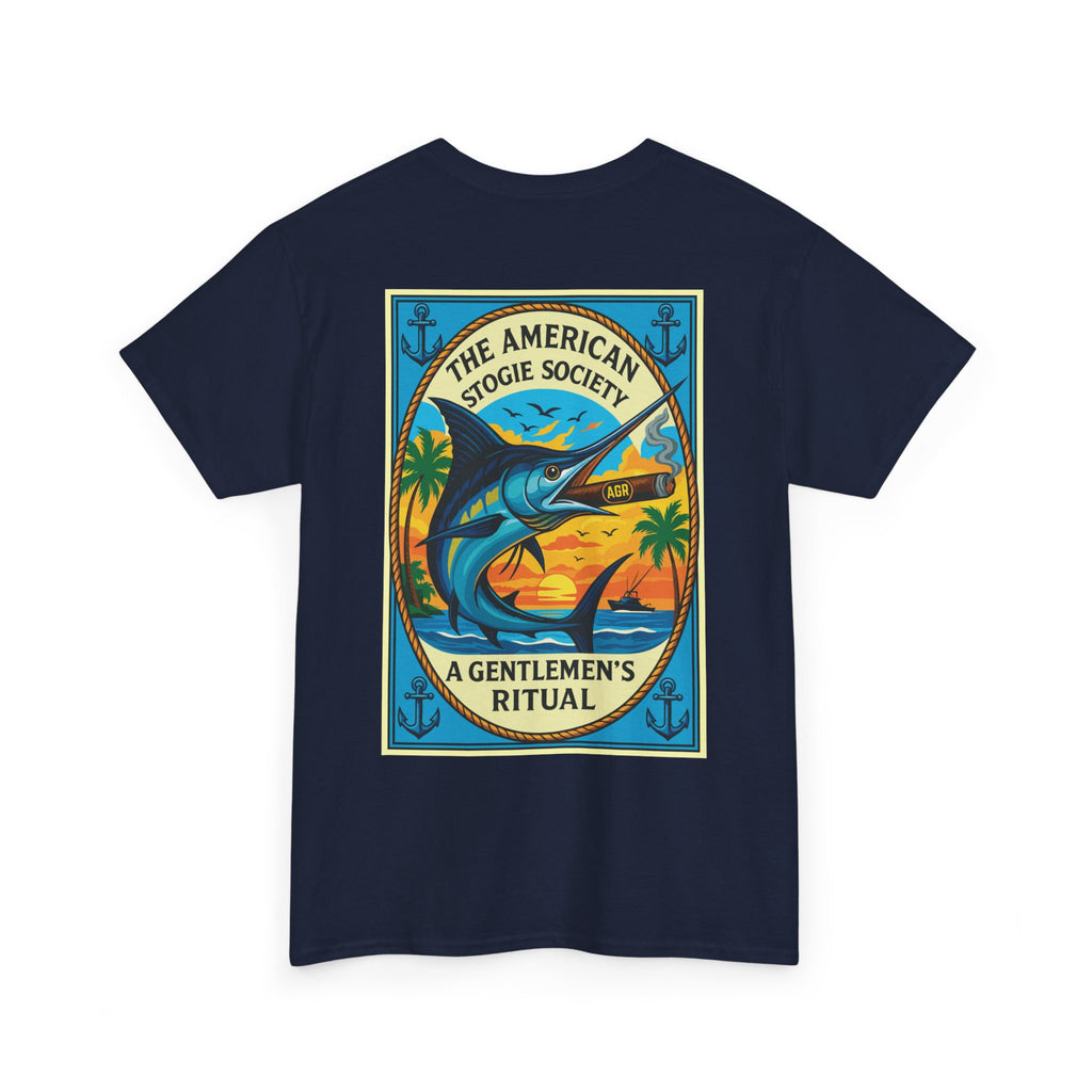 The Marlin - Crew Neck Tee - The American Stogie Society - A Gentlemen’s Ritual