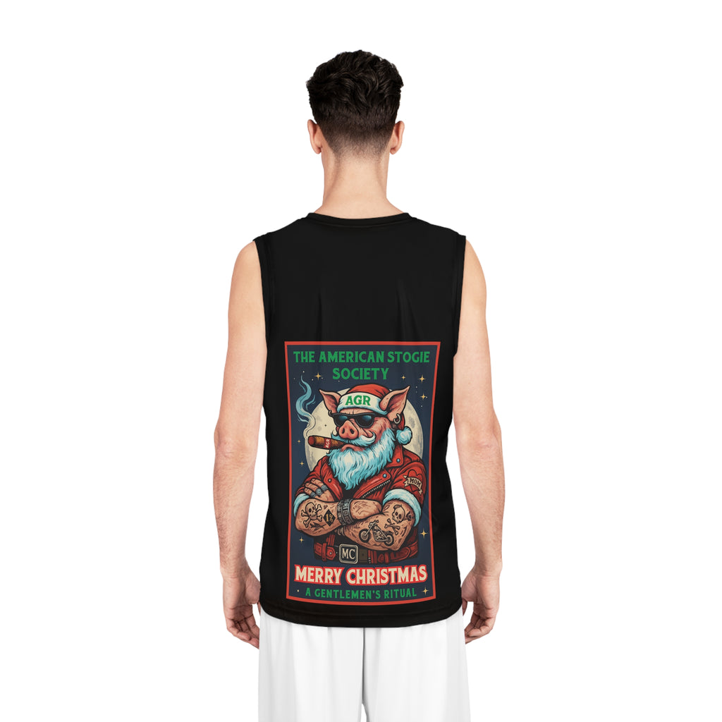 Biker Santa Basketball Jersey – by A Gentlemen’s Ritual