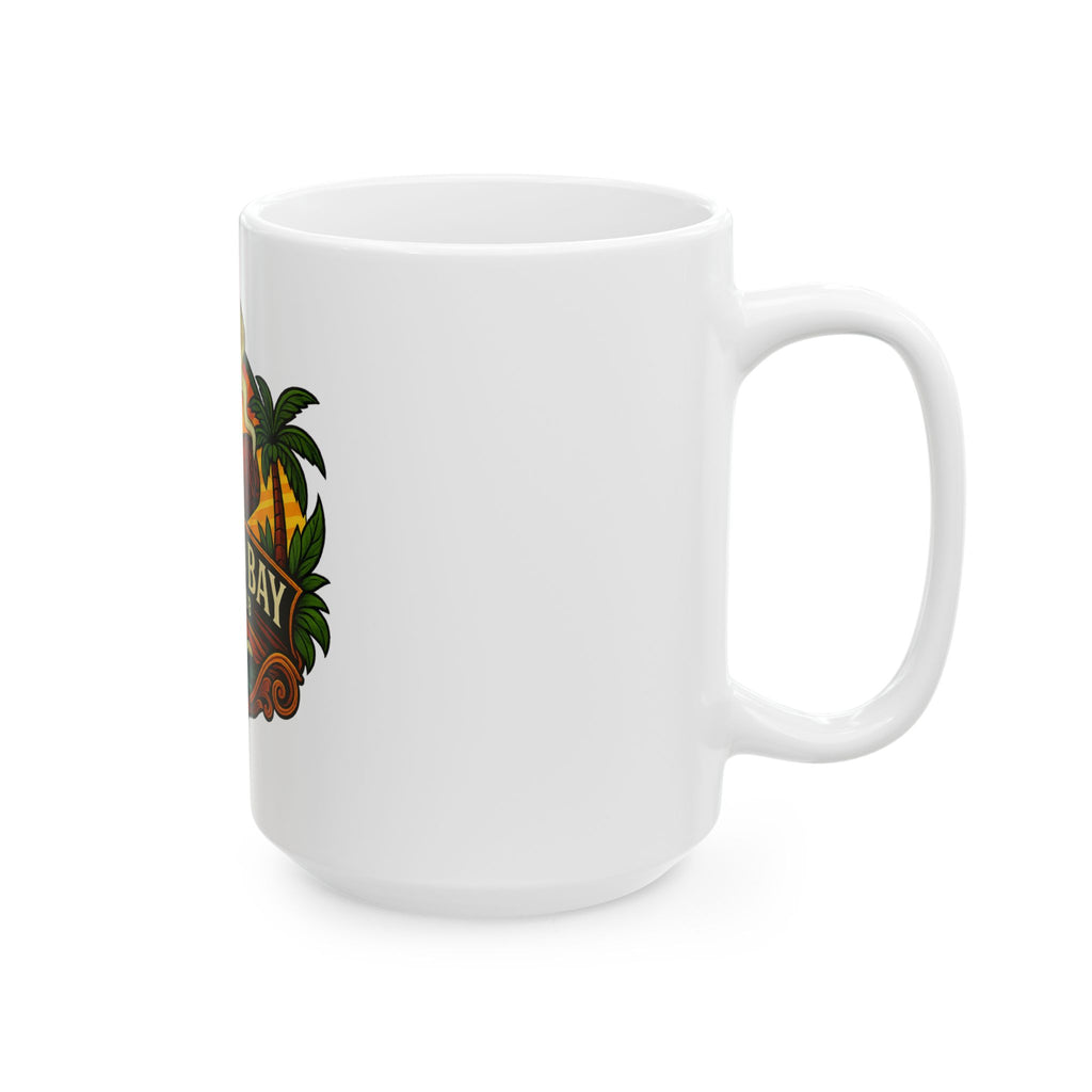 Treviso Bay Cigar Club Ceramic Mug – Tropical Cigar Logo Coffee Cup (11oz/15oz)