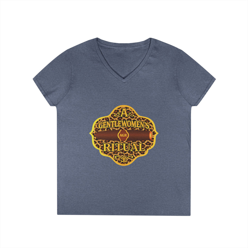 Cheetah Logo V-Neck - A Gentlewoman's Ritual