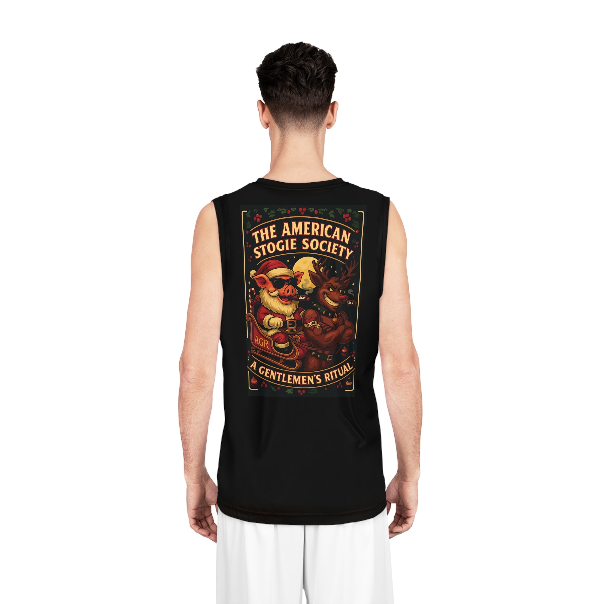 Santa & Rudolph Basketball Jersey – by A Gentlemen’s Ritual