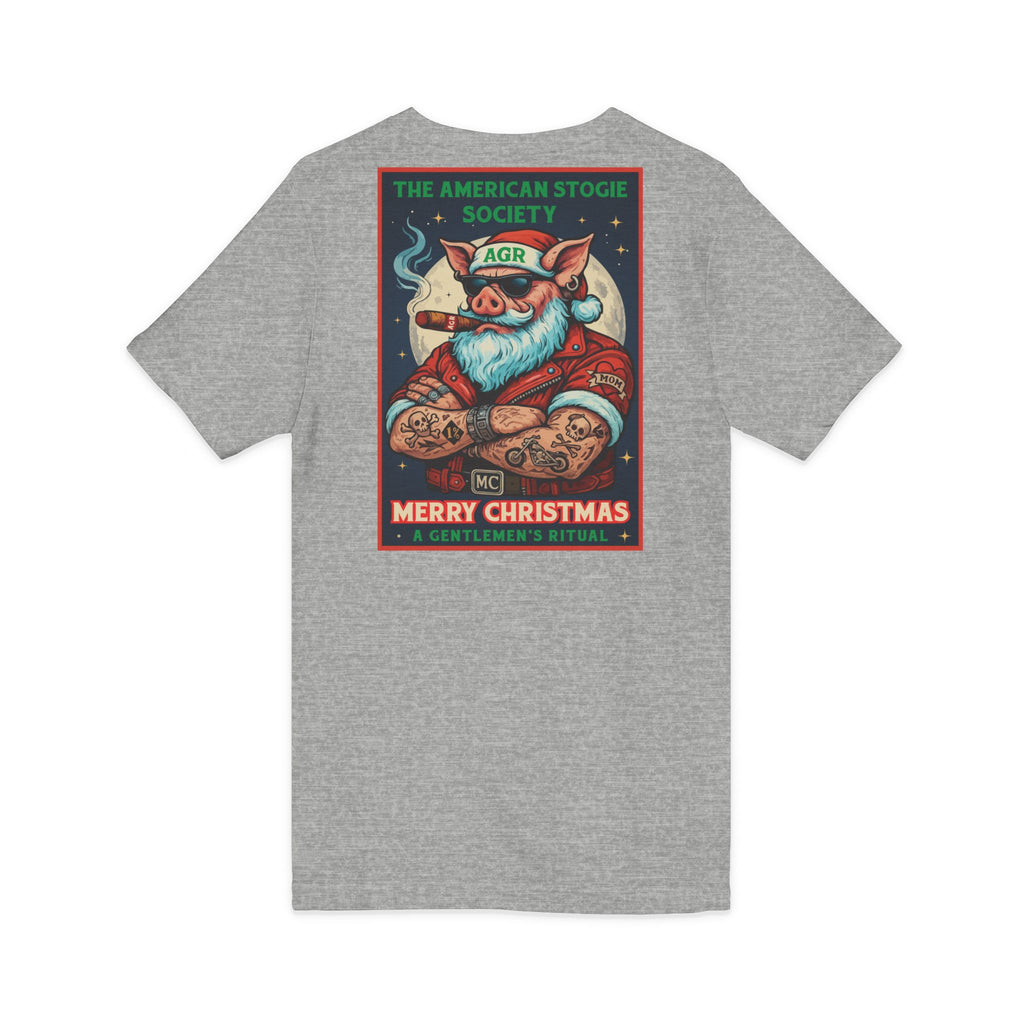 Biker Santa - V Neck – The American Stogie Society by A Gentlemen’s Ritual