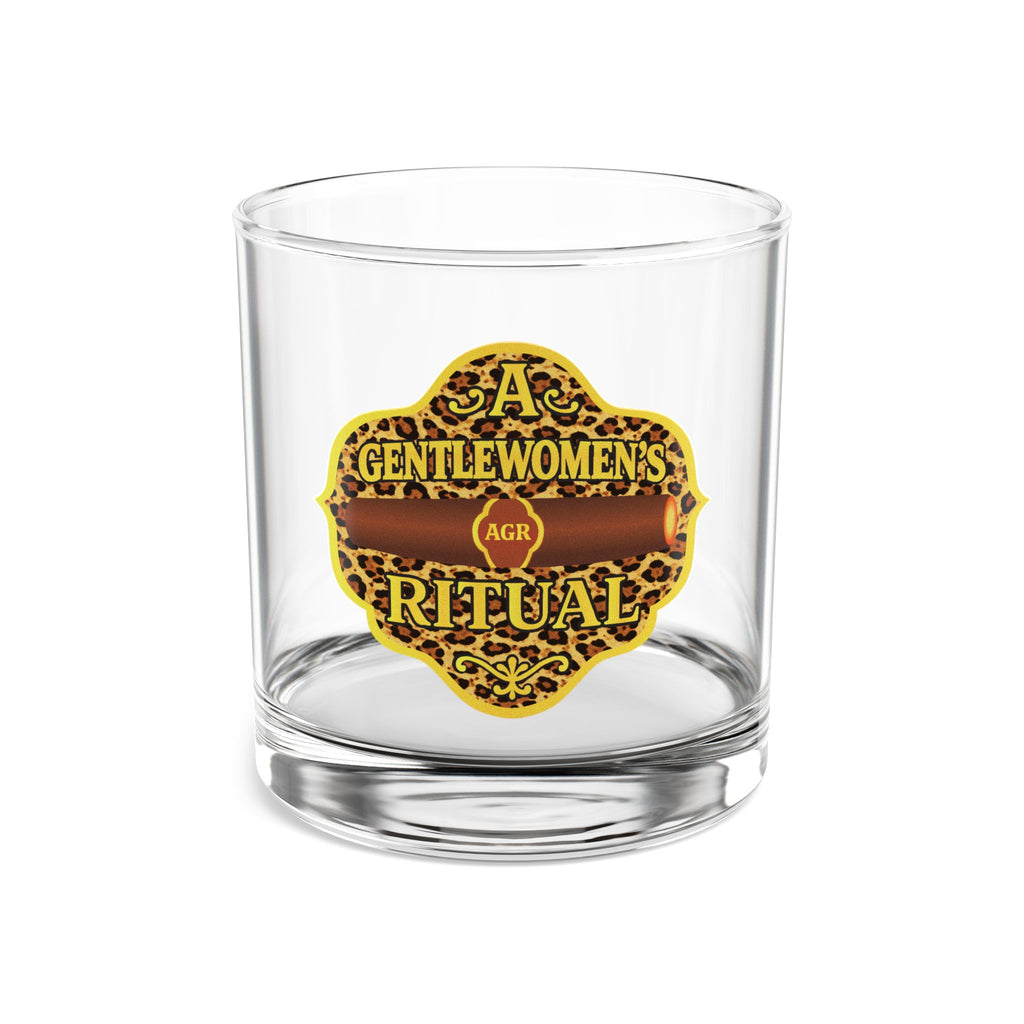 A Gentlewoman’s Ritual Cheetah Logo Wisky Glass