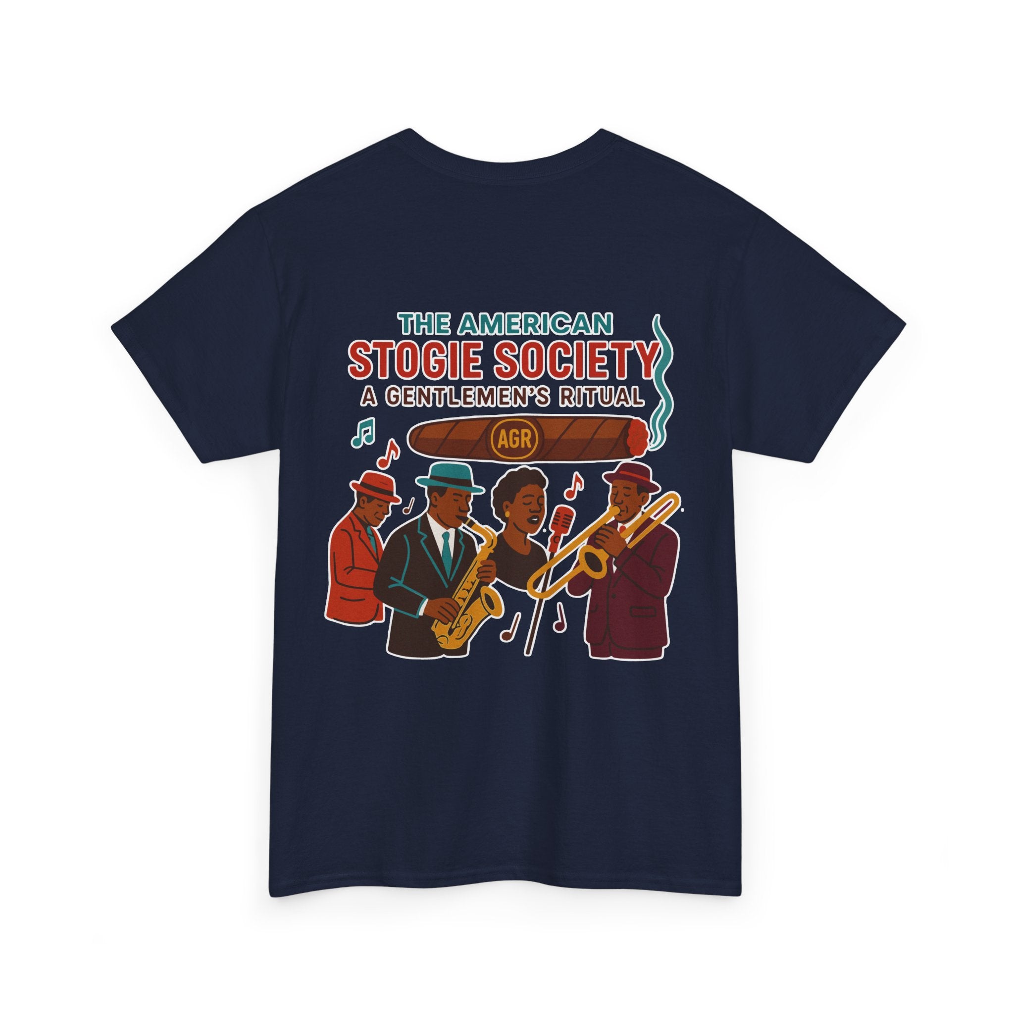 Jazz Band- Crew Neck Tee – The American Stogie Society by A Gentlemen’s Ritual