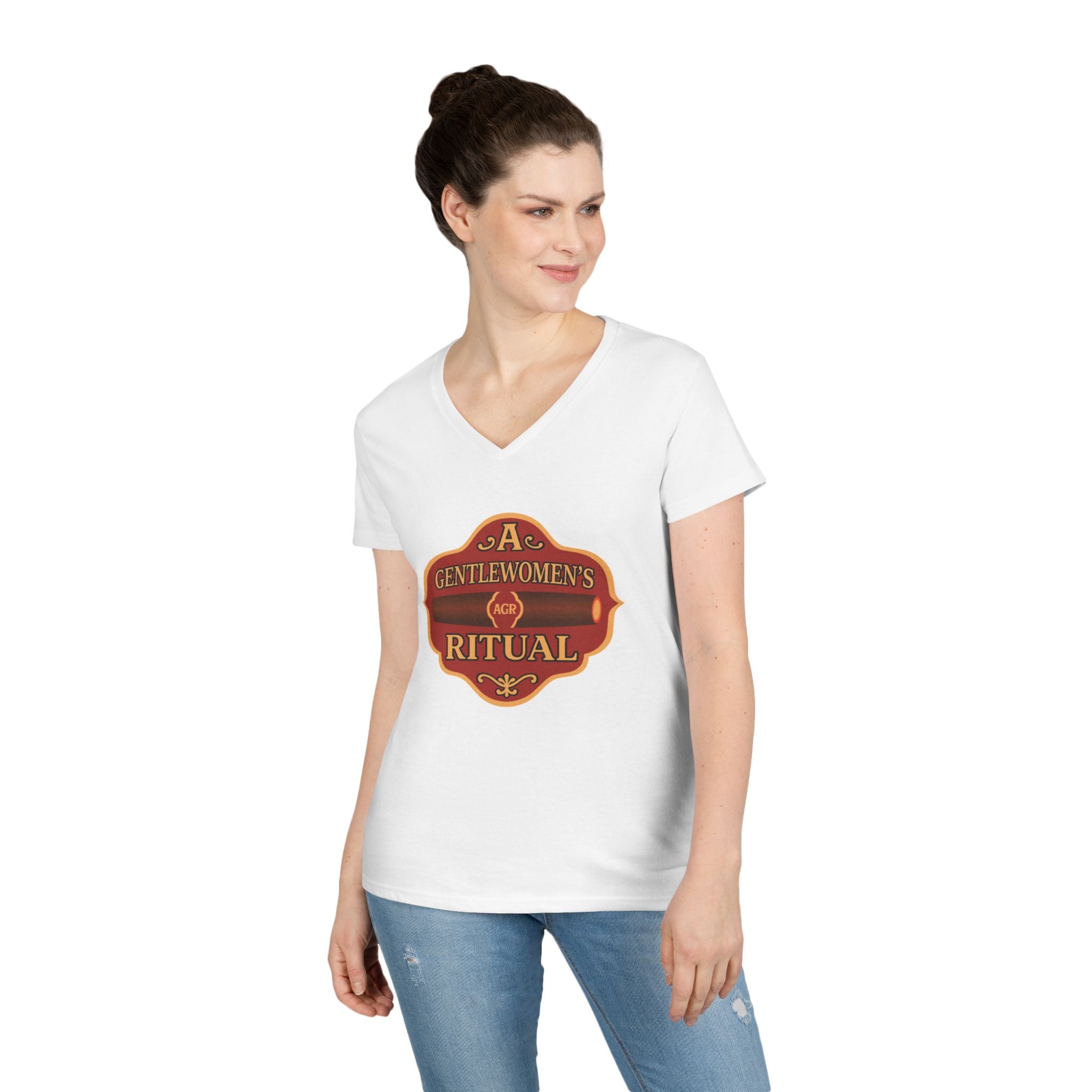AGR Womens - V-Neck - A Gentlewoman's Ritual