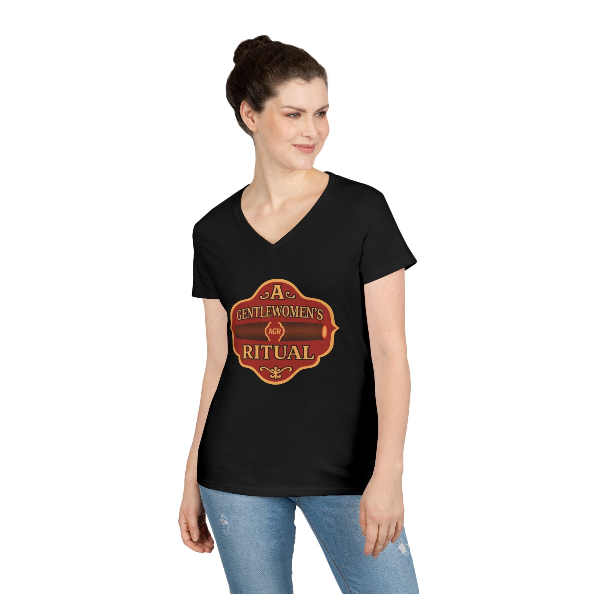 AGR Womens - V-Neck - A Gentlewoman's Ritual