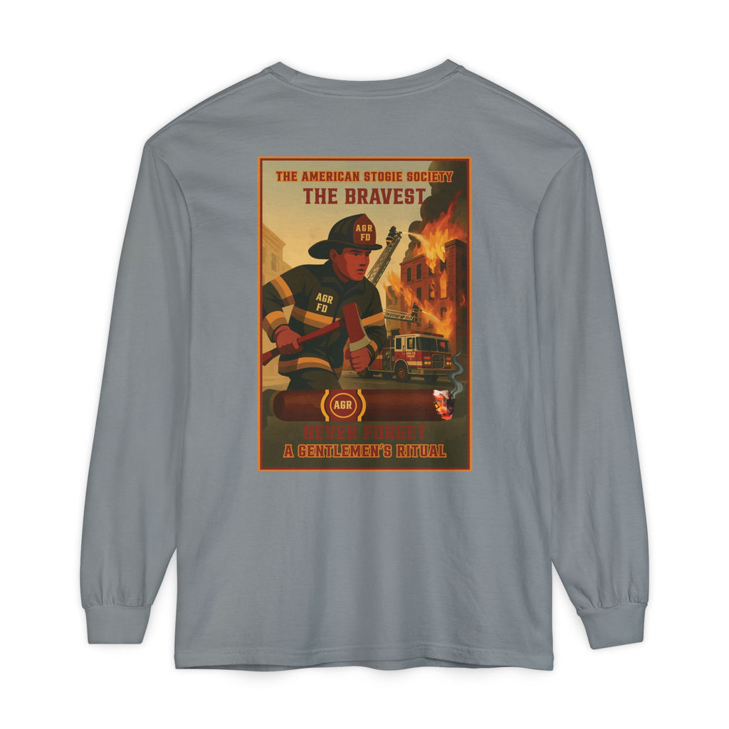 The Bravest Long Sleeve Tee – The American Stogie Society - A Gentlemen’s Ritual
