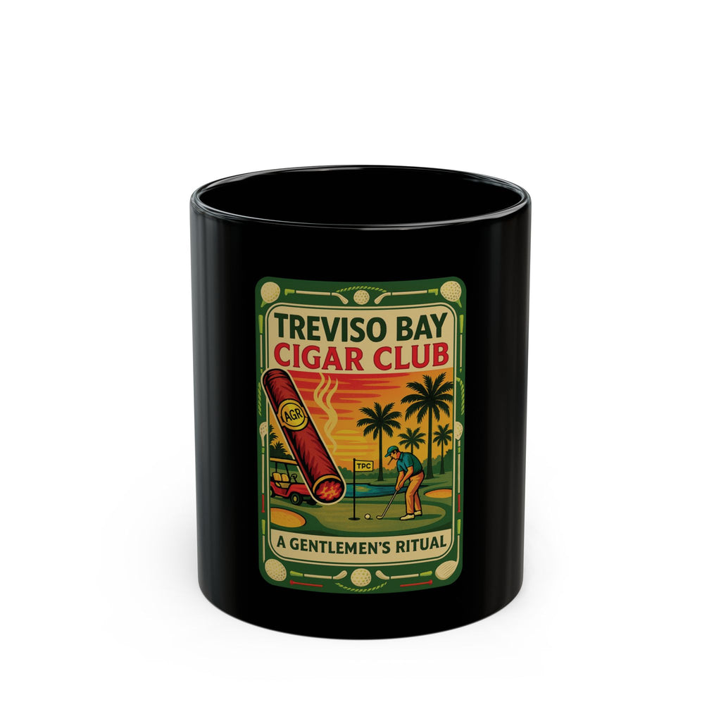 Treviso Bay Golfer Black Mug