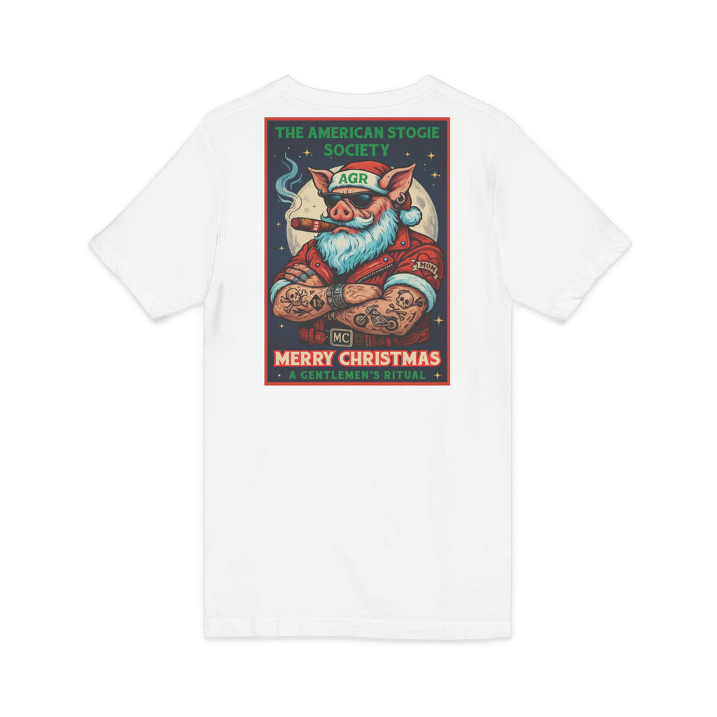 Biker Santa - V Neck – The American Stogie Society by A Gentlemen’s Ritual