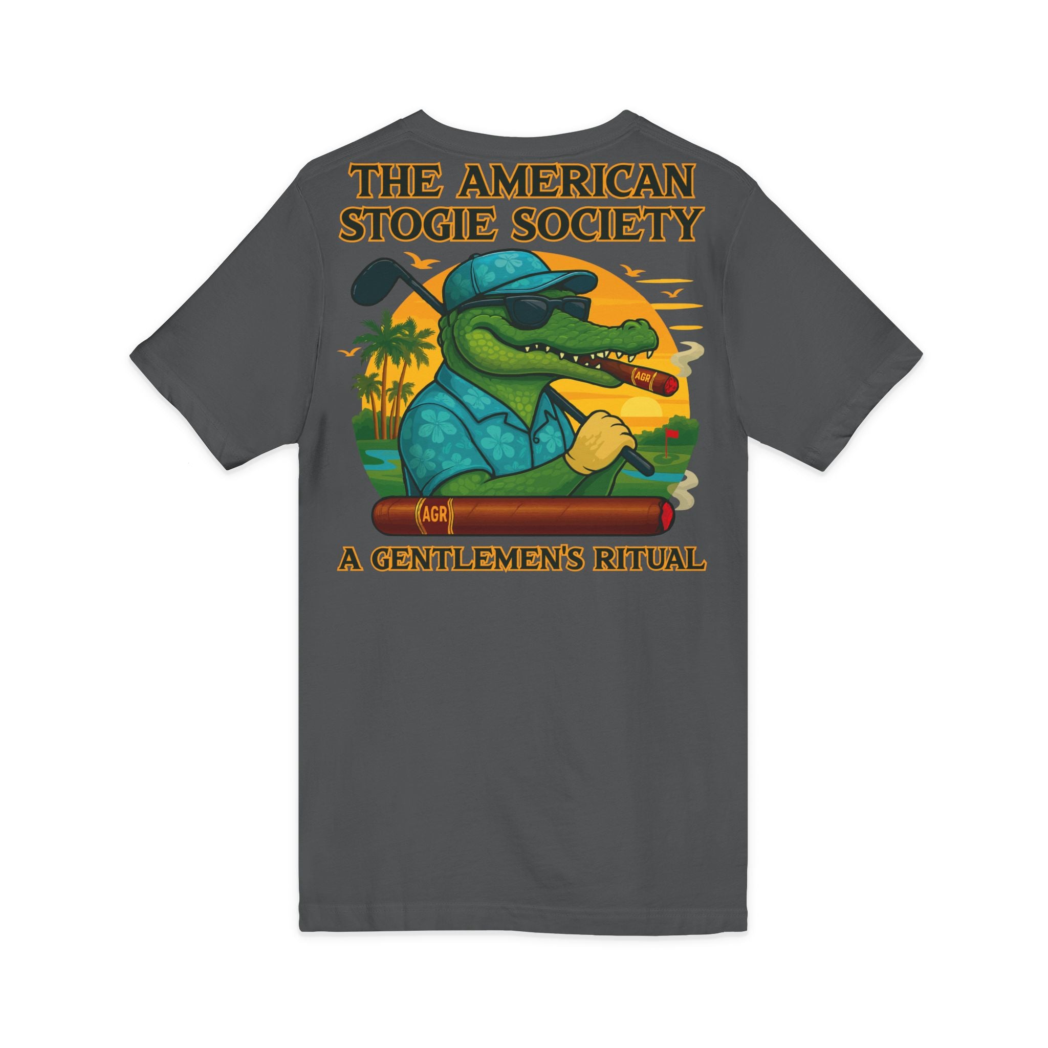 Gator Golfing V-Neck – The American Stogie Society by A Gentlemen’s Ritual