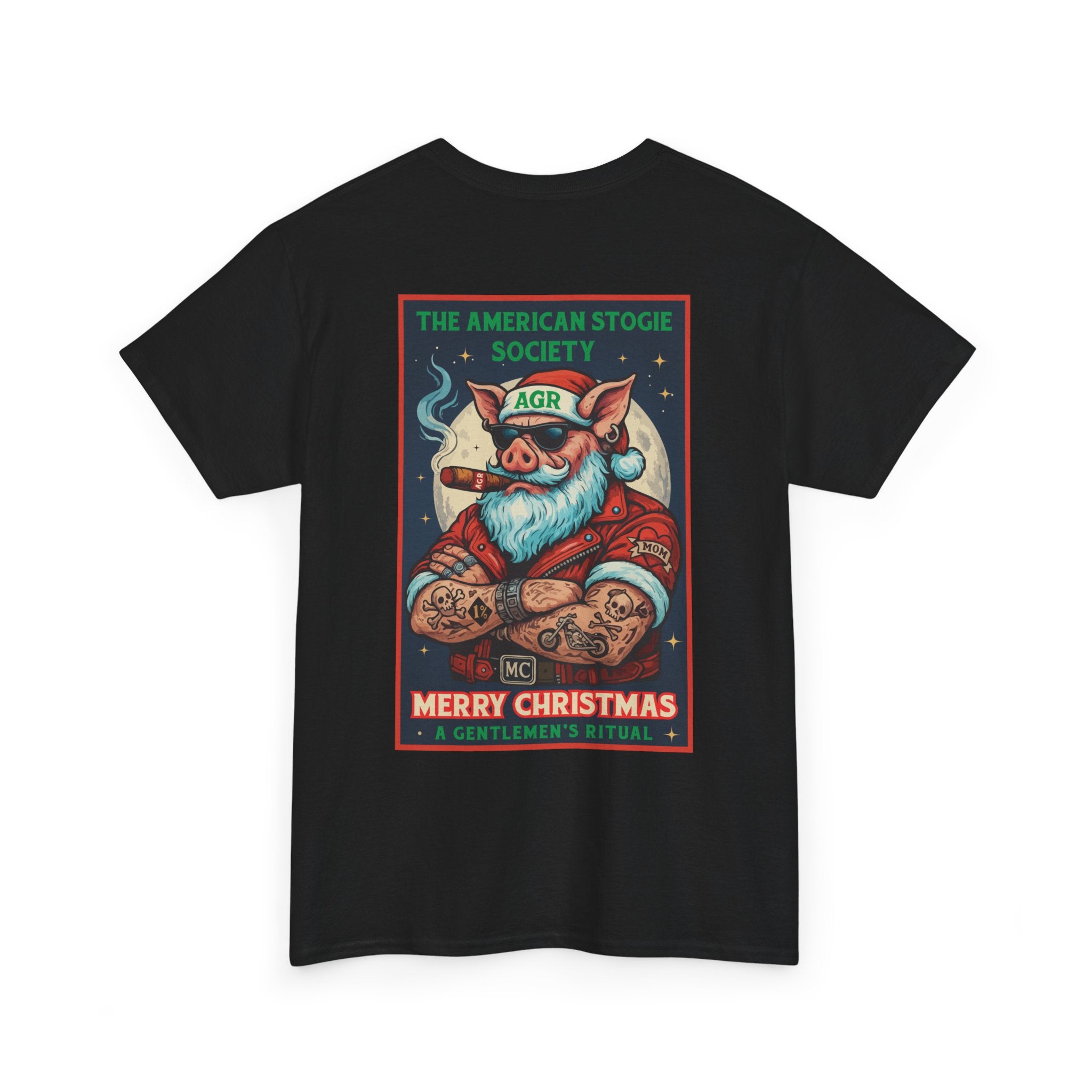 Biker Santa Tee - The American Stogie Society - A Gentlemen’s Ritual