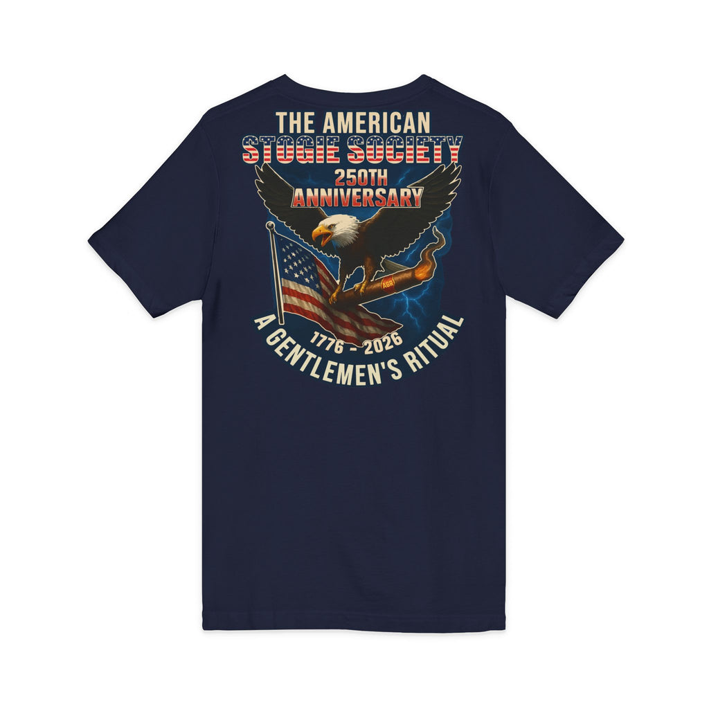 250th Anniversary Eagle V-Neck Tee – The American Stogie Society - by A Gentlemen’s Ritual