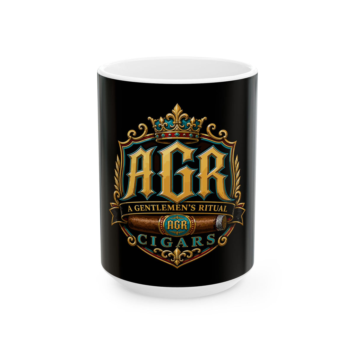 AGR  Cigars Ceramic Mug –  Cigar Logo Coffee Cup (11oz/15oz)
