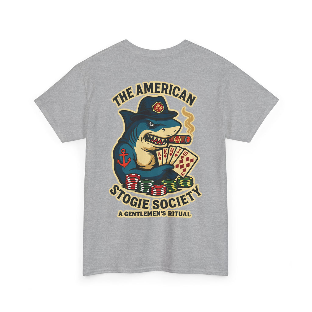 Card Shark Tee - Crew Neck- The American Stogie Society - A Gentlemen’s Ritual