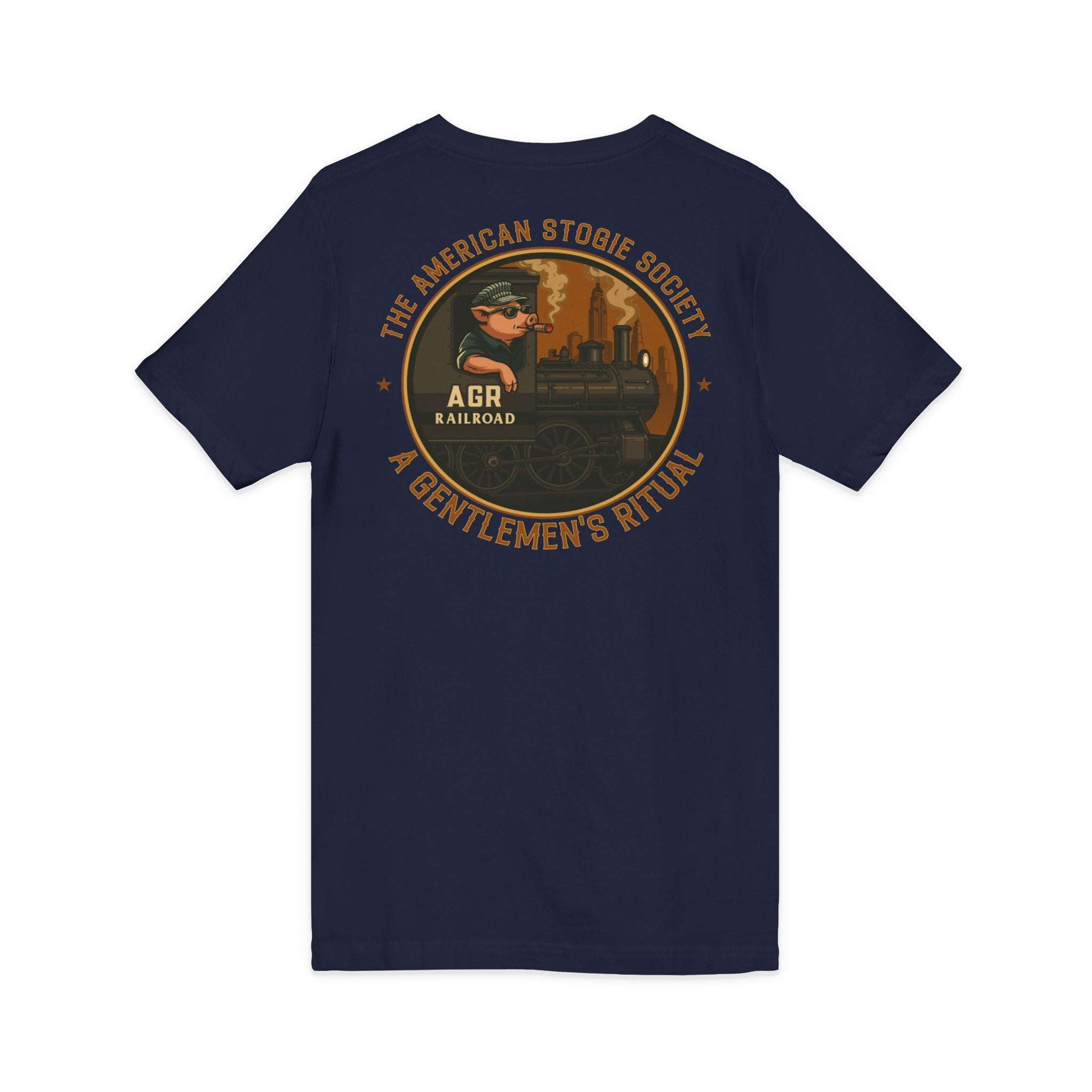 Railroad Edition V-Neck – The American Stogie Society by A Gentlemen’s Ritual
