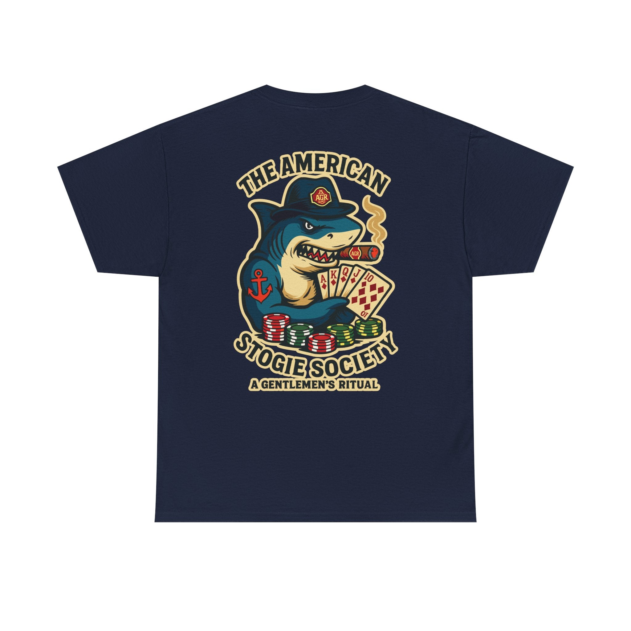 Card Shark Tee - Crew Neck- The American Stogie Society - A Gentlemen’s Ritual