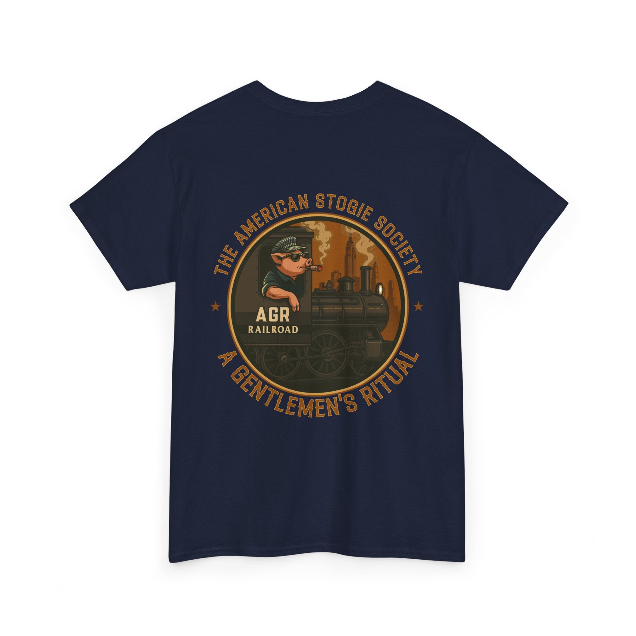 Railroad Edition- Crew Neck Tee – The American Stogie Society by A Gentlemen’s Ritual