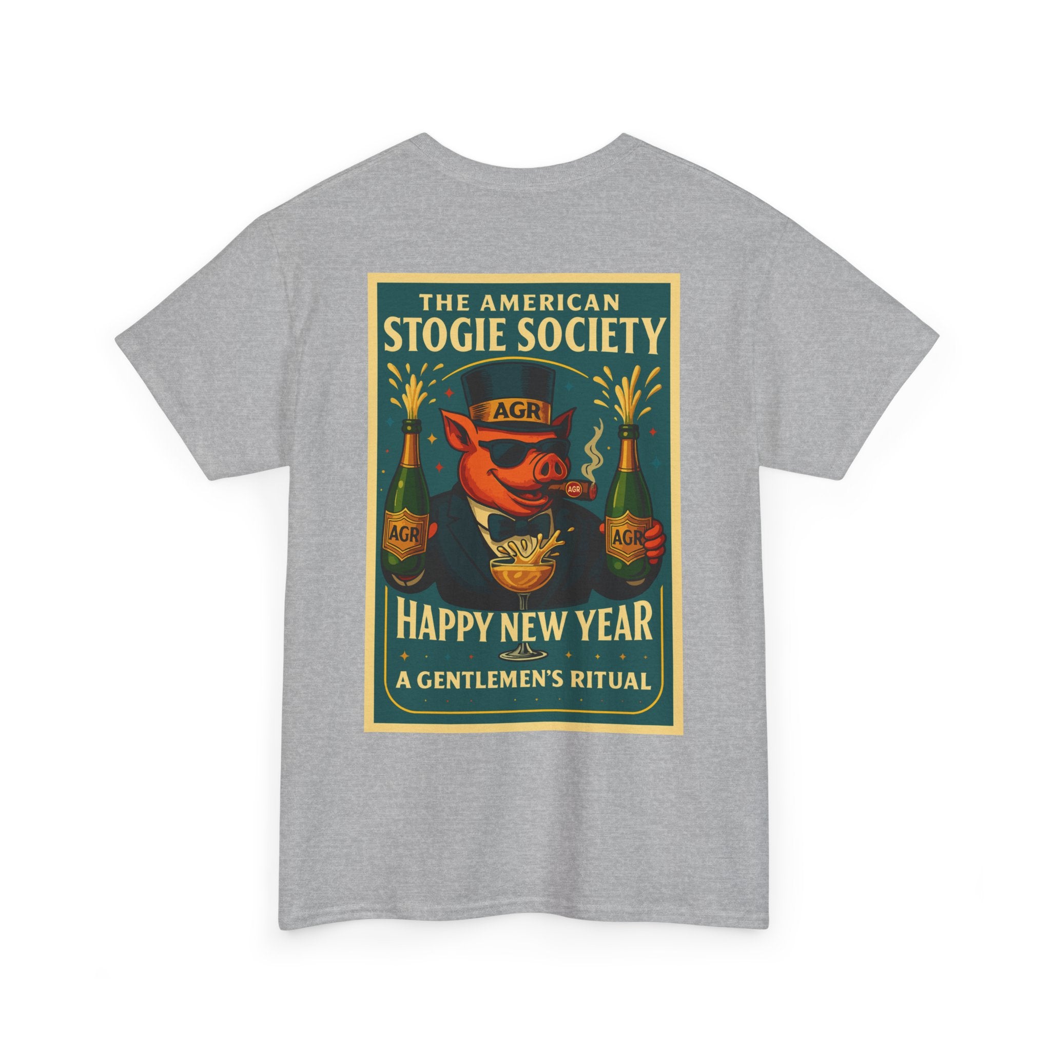 The Happy New Year Celebration Tee - The American Stogie Society - A Gentlemen’s Ritual