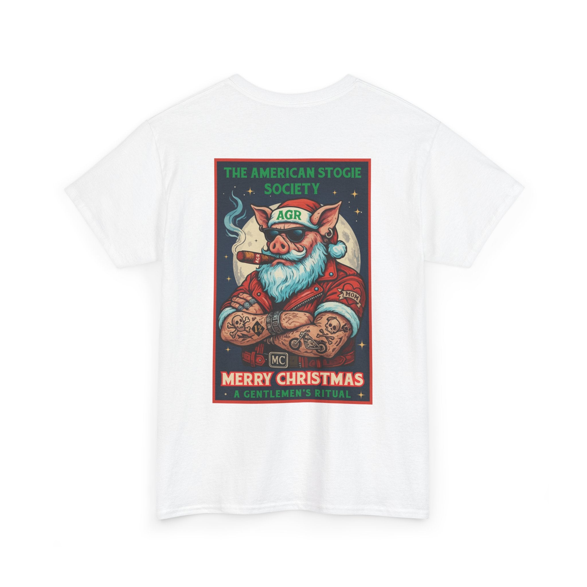 Biker Santa Tee - The American Stogie Society - A Gentlemen’s Ritual