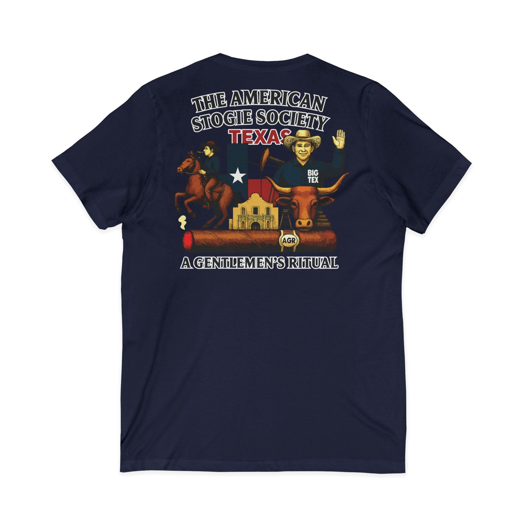 Texas V-Neck Tee – The American Stogie Society - by A Gentlemen’s Ritual