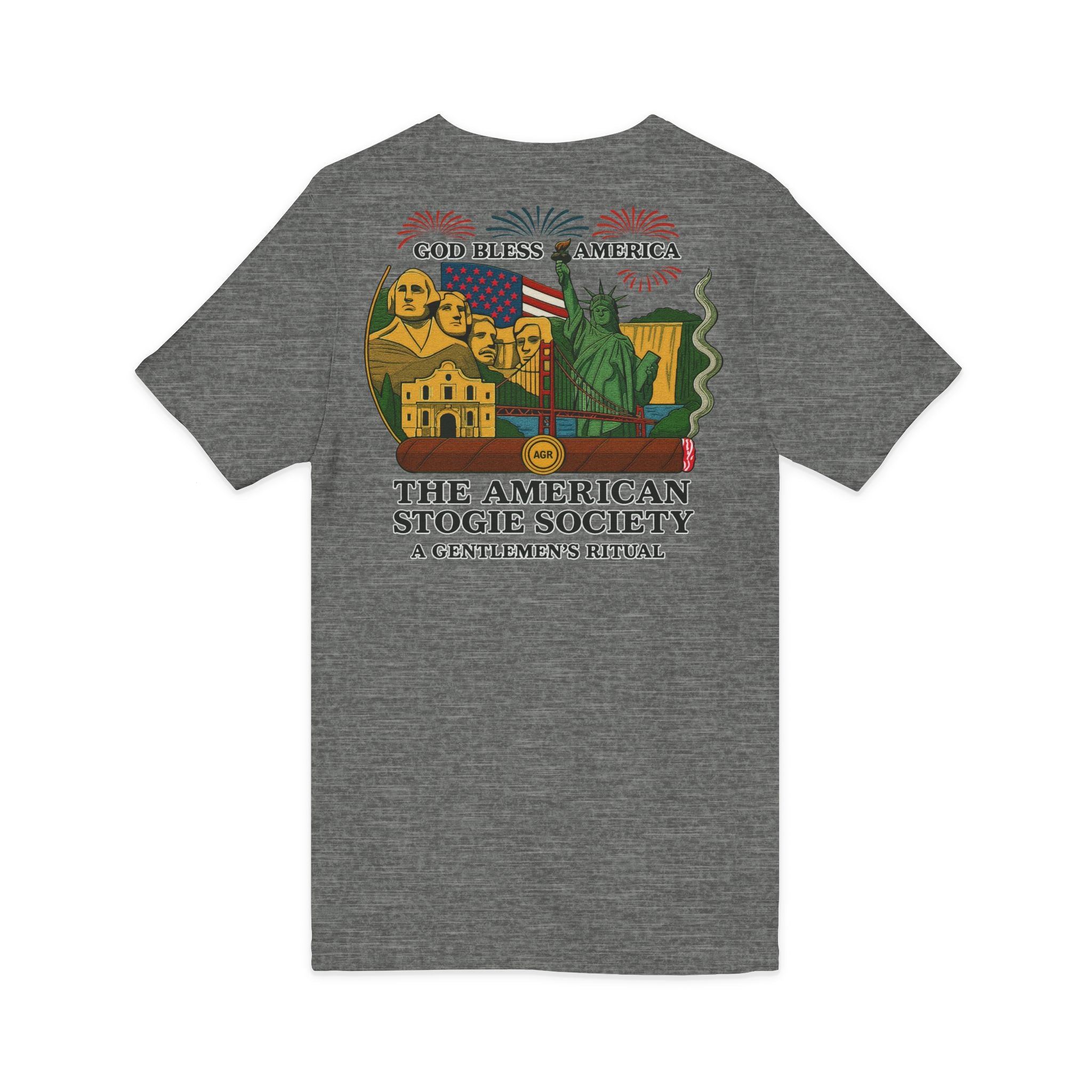 God Bless America V-Neck – The American Stogie Society by A Gentlemen’s Ritual